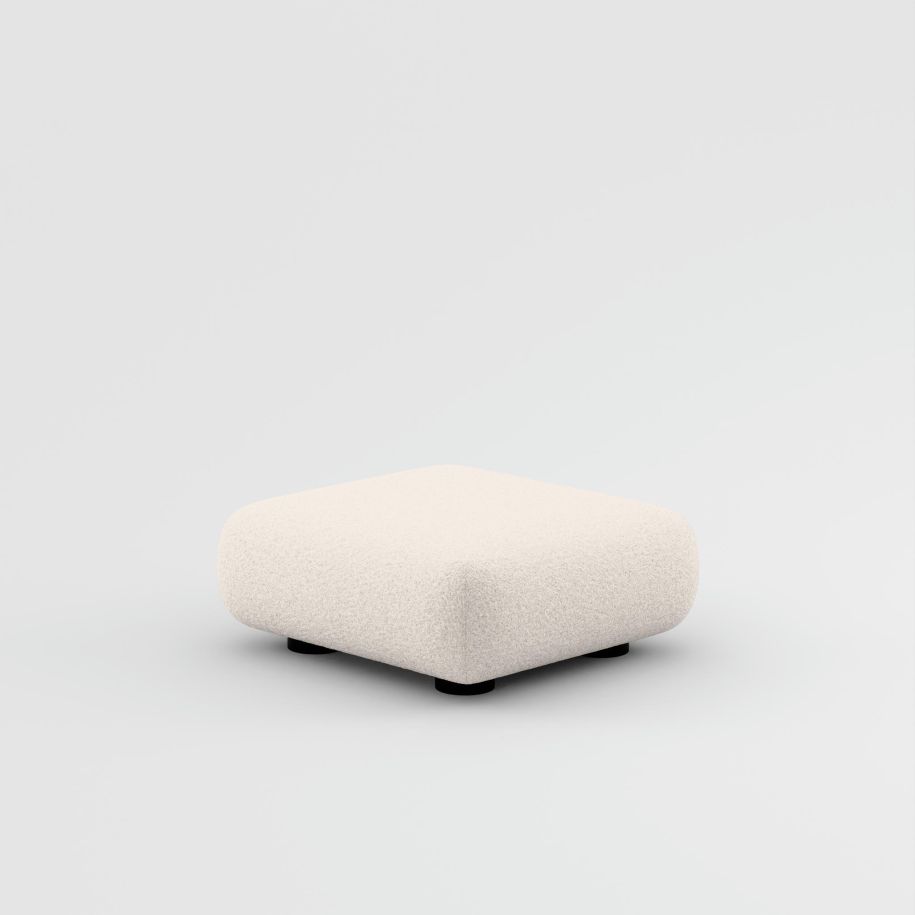 Polsterte, pralle Ottomane