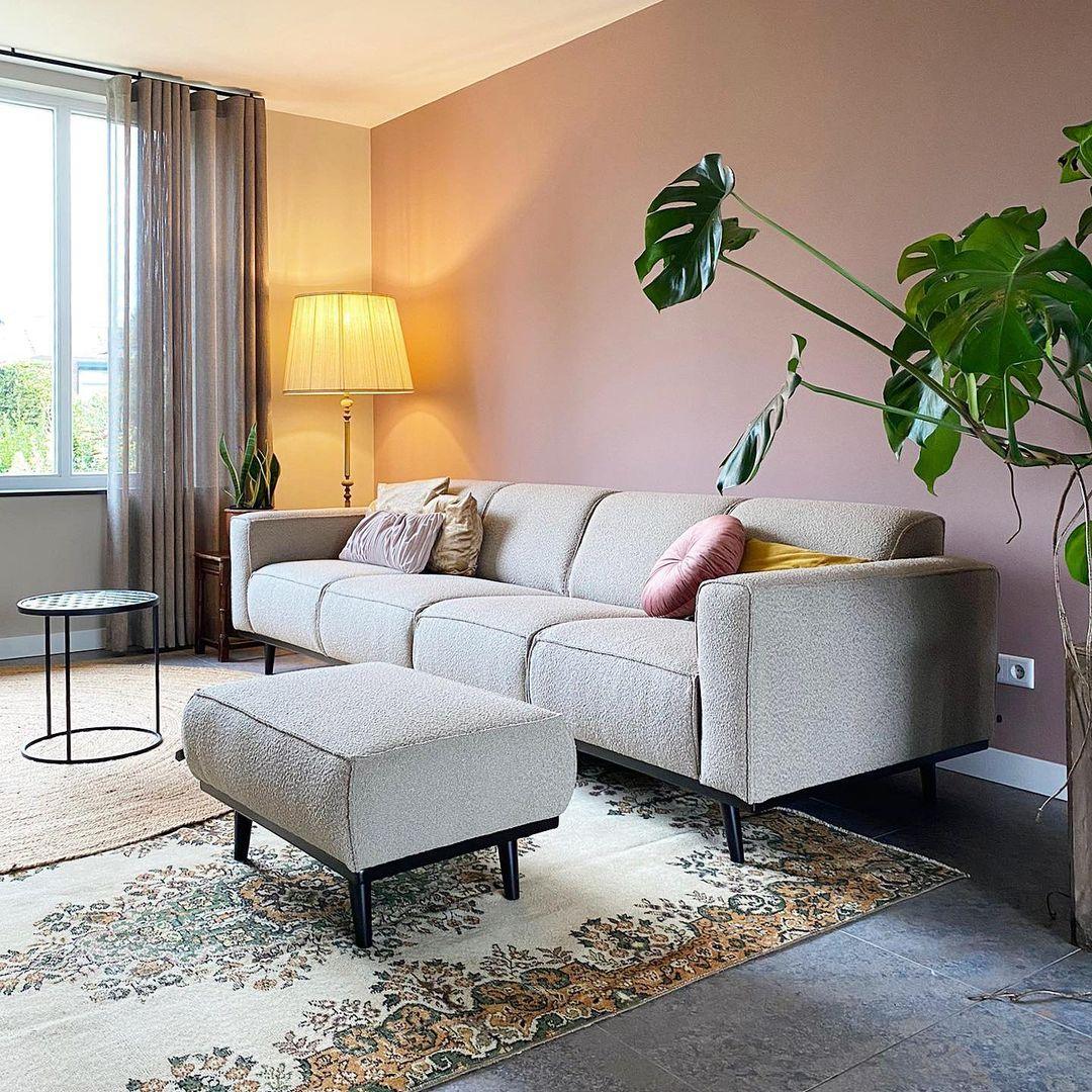 Podnóżek sztruksowy STATEMENT ciemnozielony Be Pure    Eye on Design