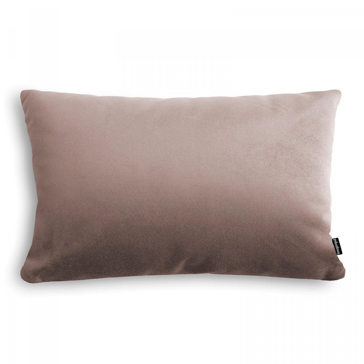 Poduszka dekoracyjna VELVET ciemnobeżowy – Poduszkowcy
