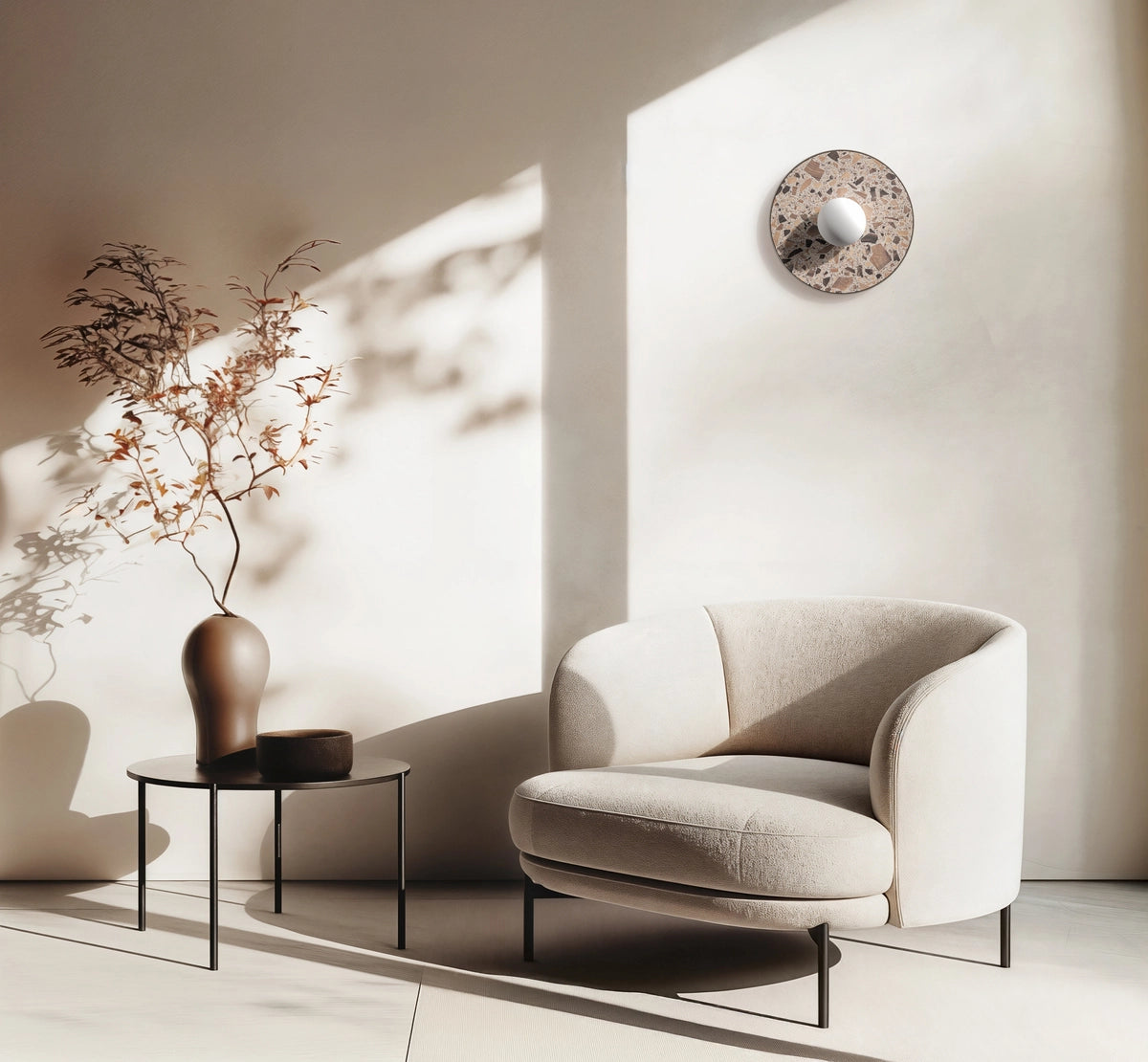 Wandlamp LEGRA crème