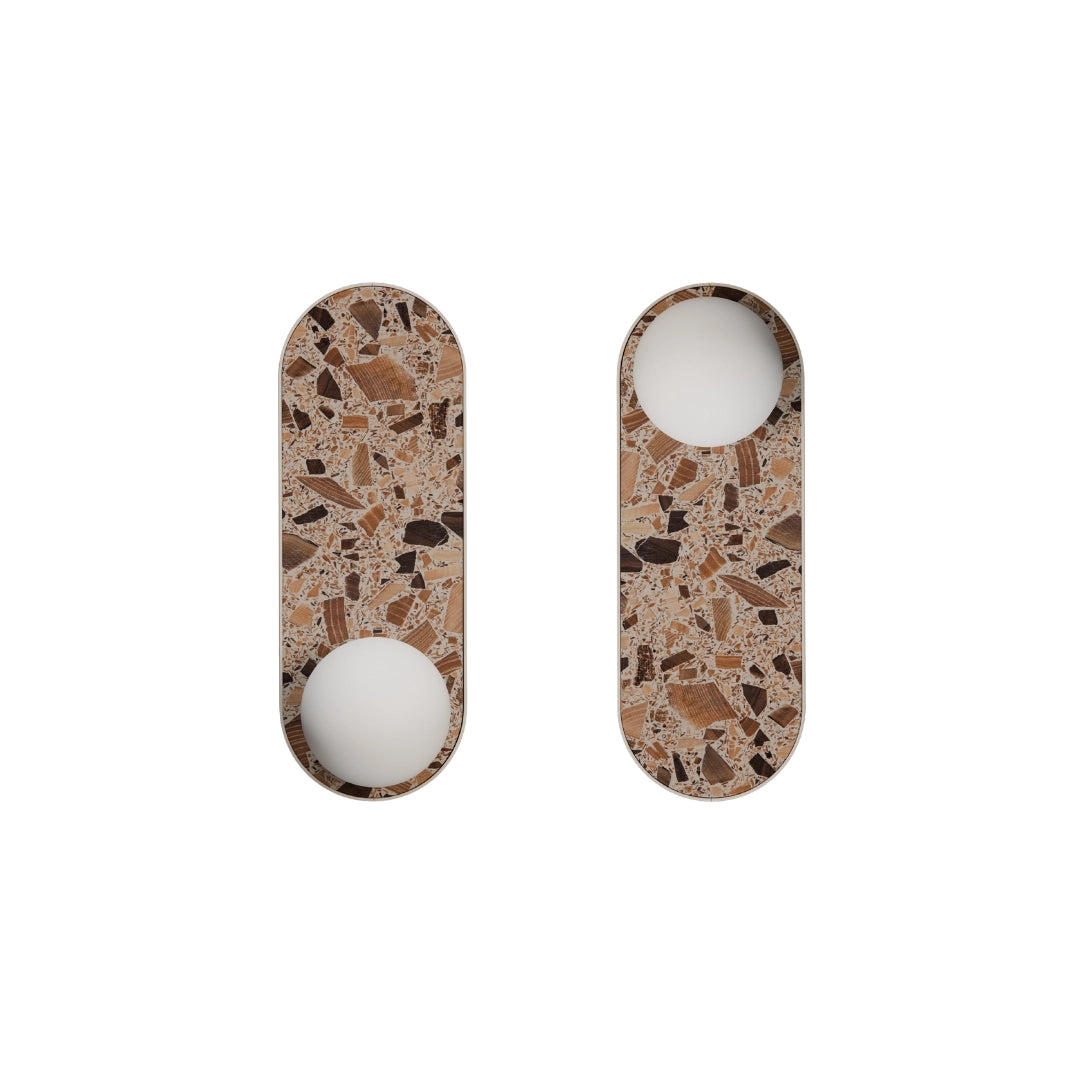 Wandlamp ovaal LEGRA crème