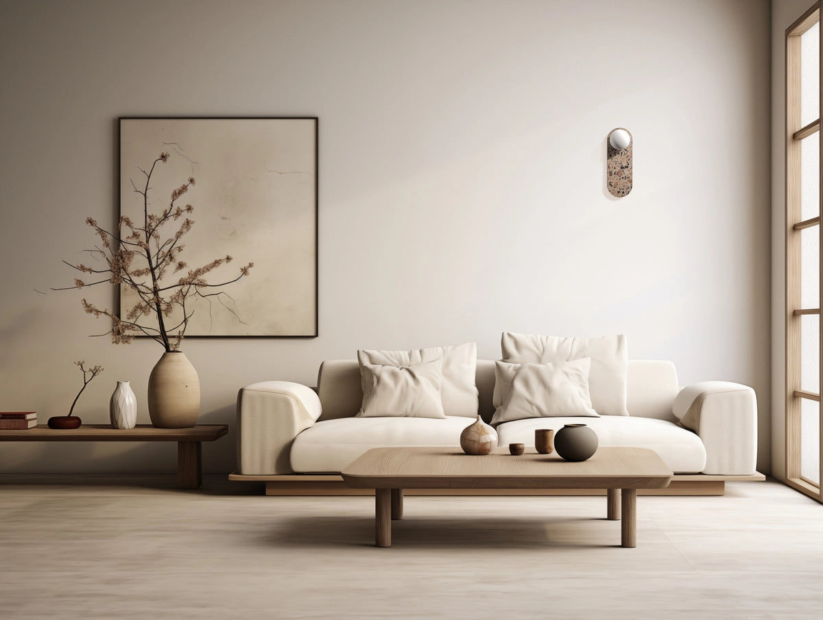 Wandlamp ovaal LEGRA crème