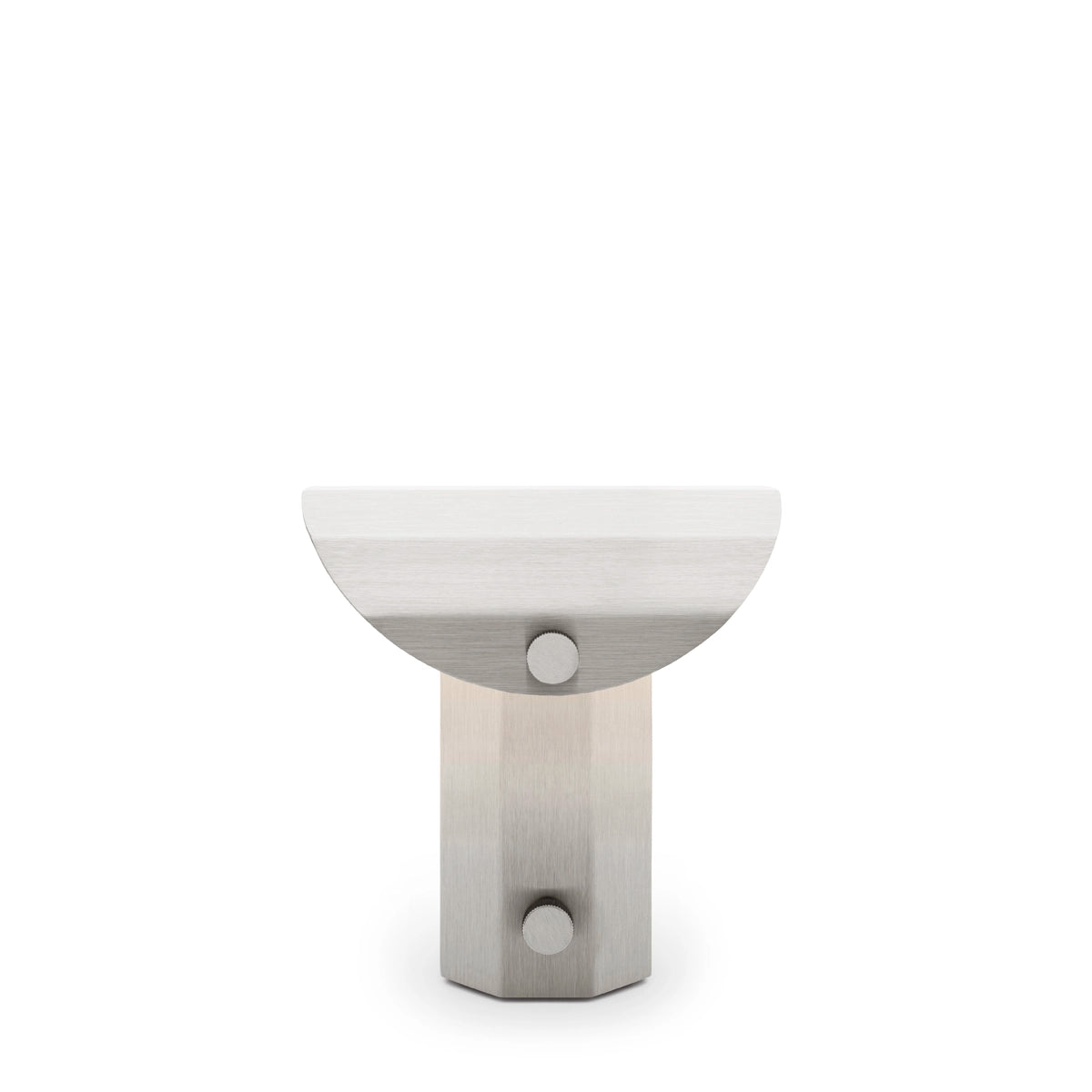 Tragbare Lampe APOLIN gebürsteter Stahl