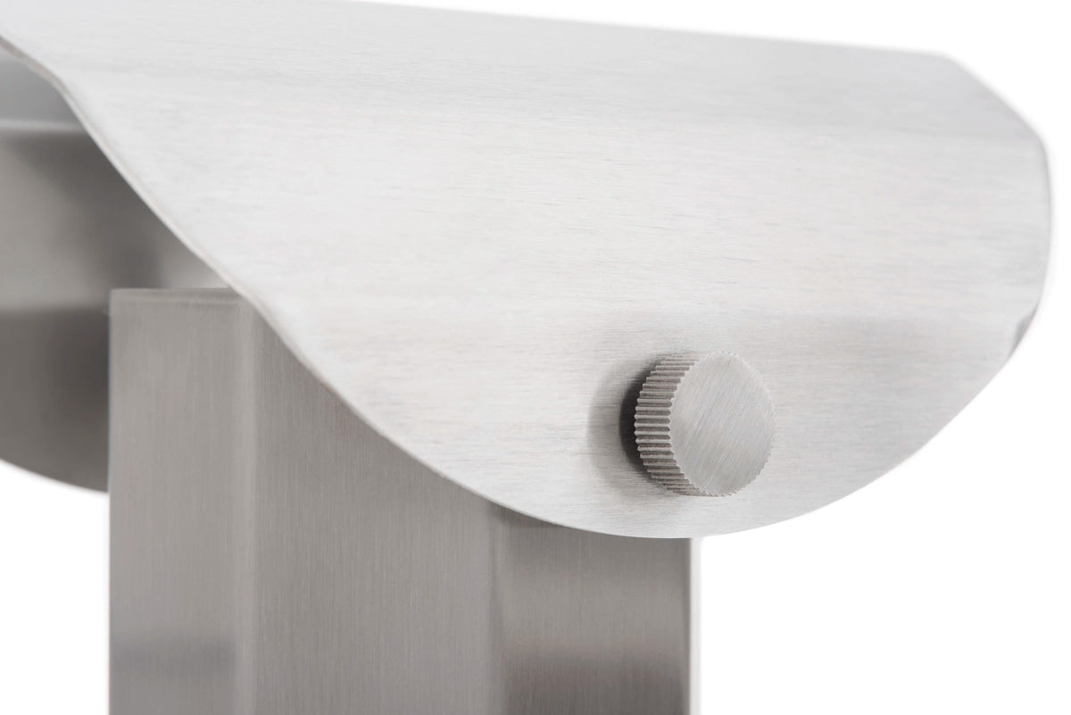 Tragbare Lampe APOLIN gebürsteter Stahl