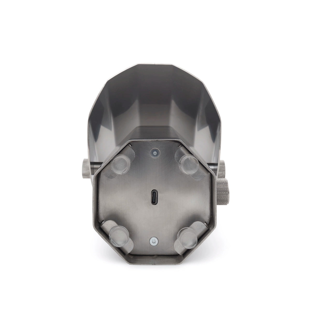 Tragbare Lampe APOLIN gebürsteter Stahl