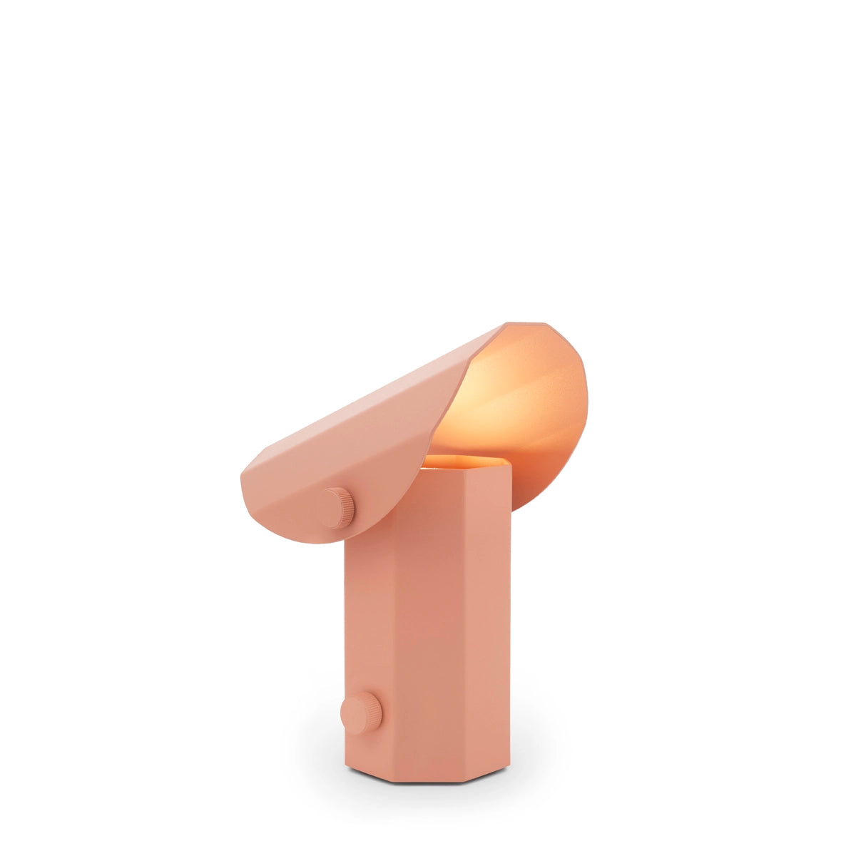 Draagbare lamp APOLIN gebroken roze