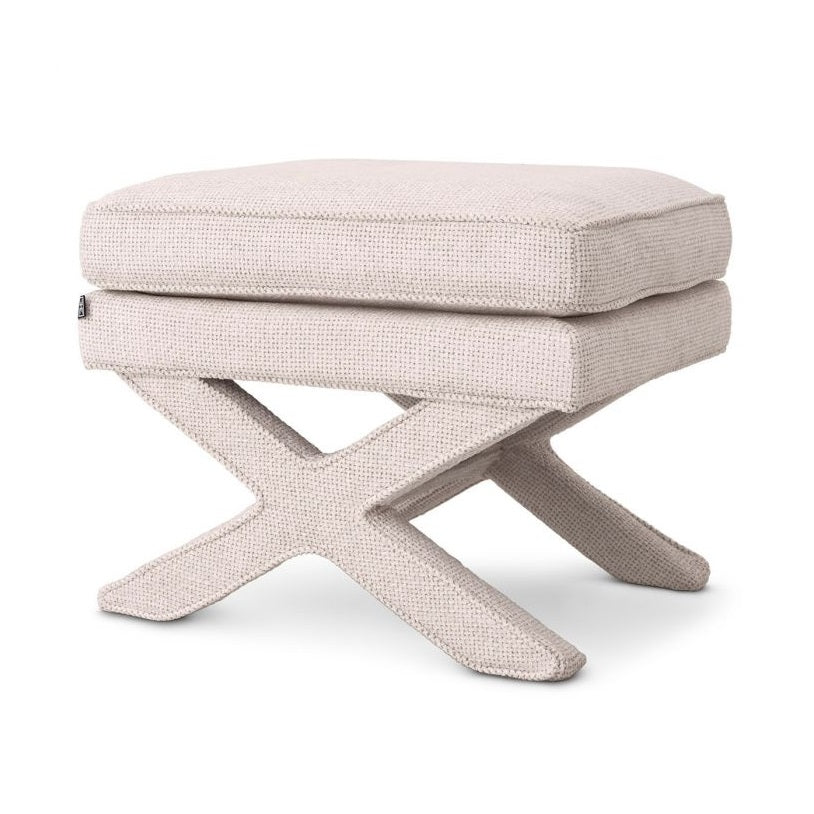 Tabouret CORDOBA gebroken wit