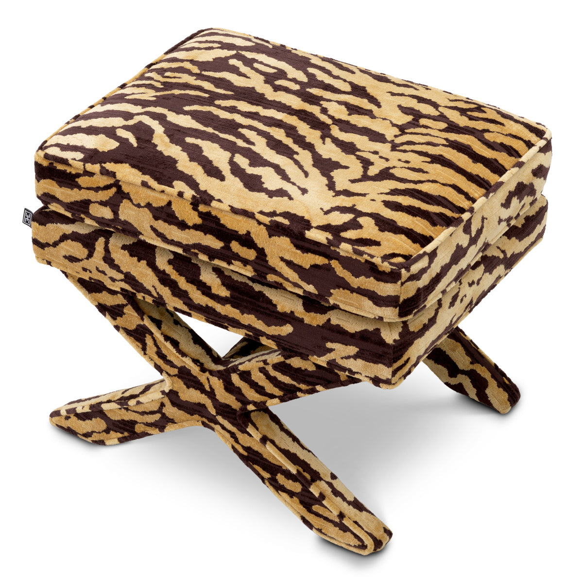 Tabouret CORDOBA bruin tijger