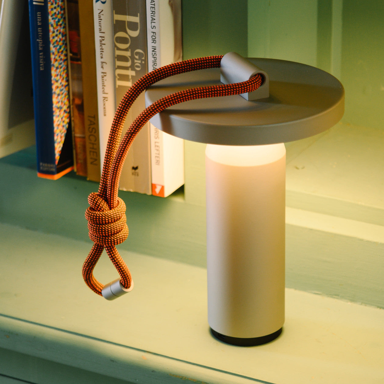 Tragbare Lampe QUASAR grau