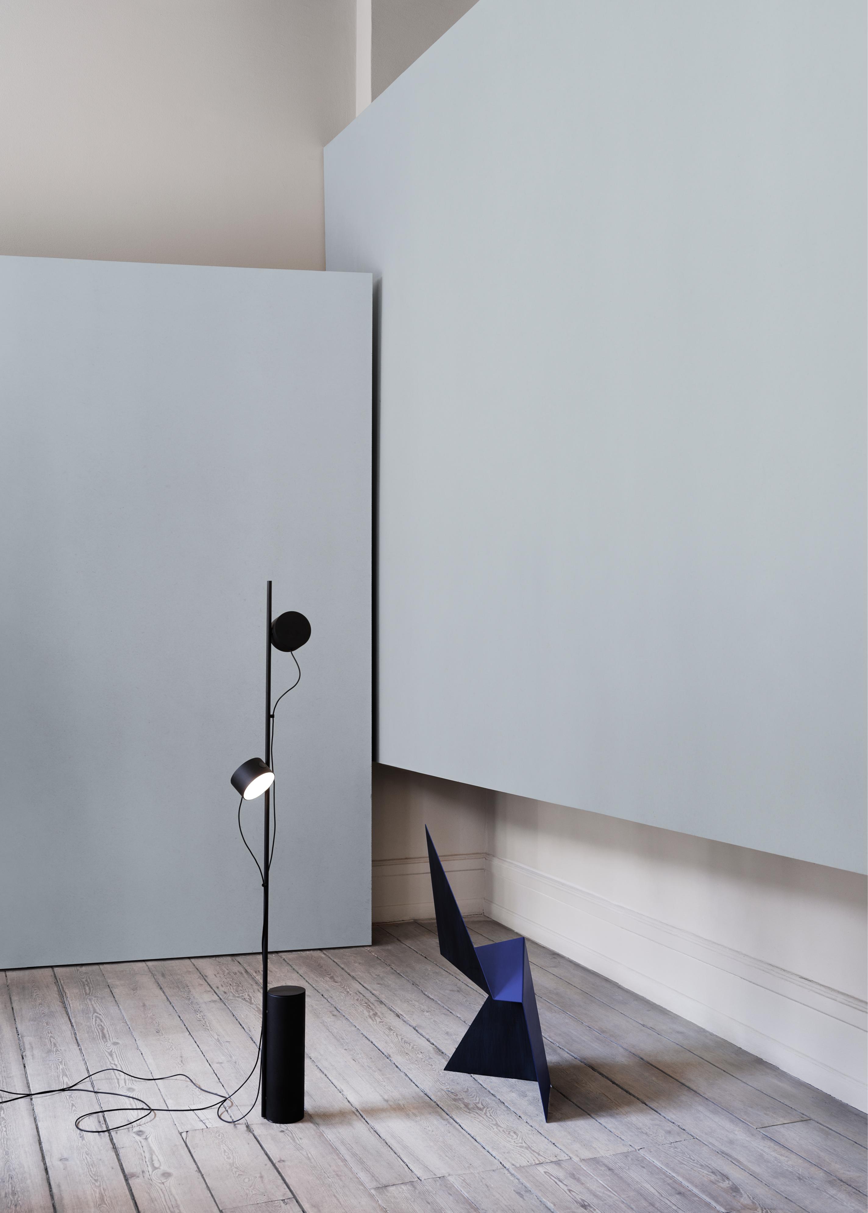 Vloerlamp POST zwart
