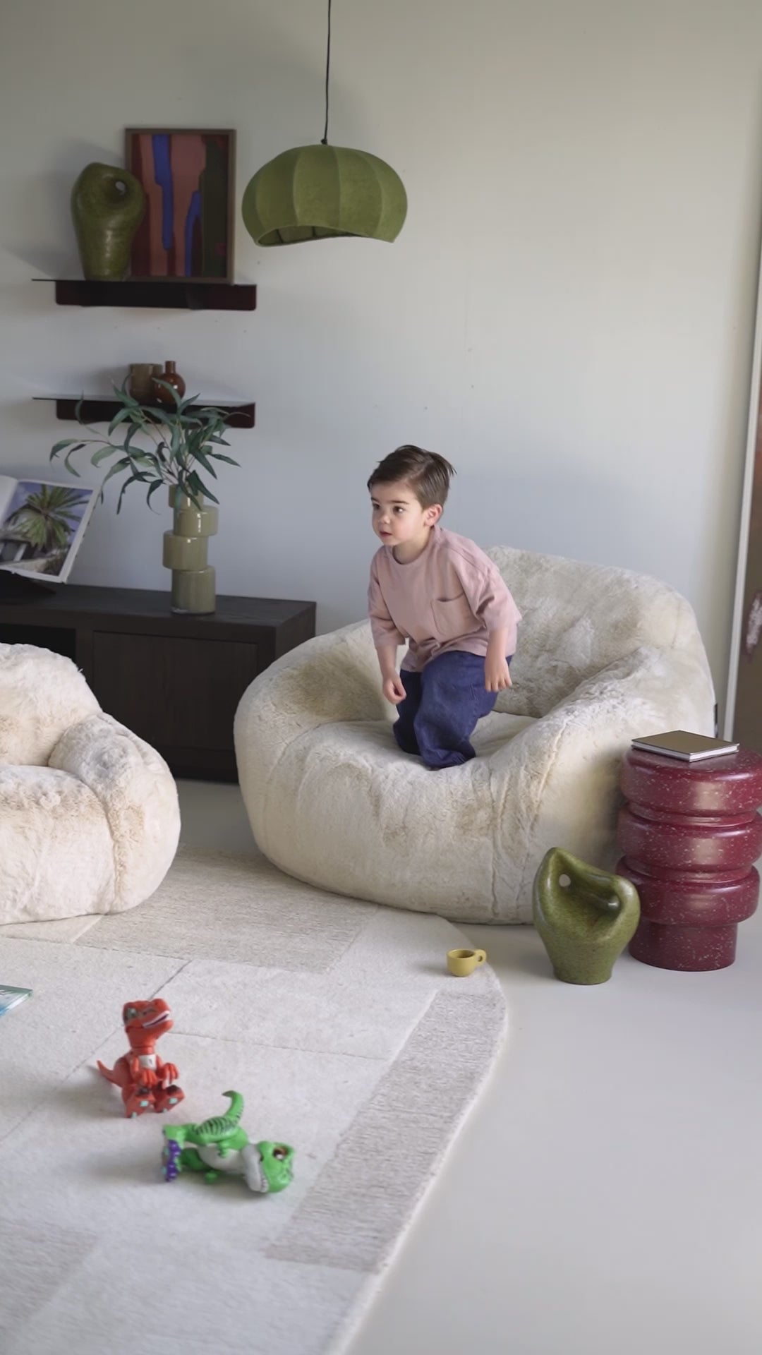 Kinderstuhl LITTLE HUG creme