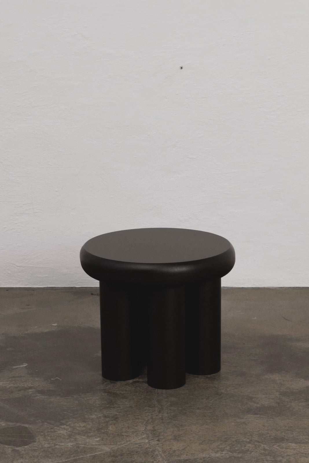 ZAIRA Wooden Side Table with Metal Finish