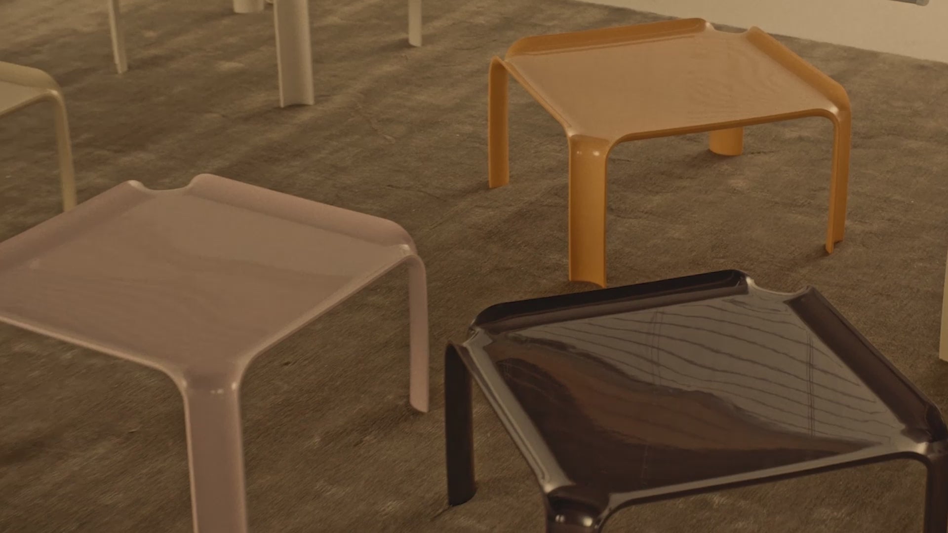 T877 yellow coffee table