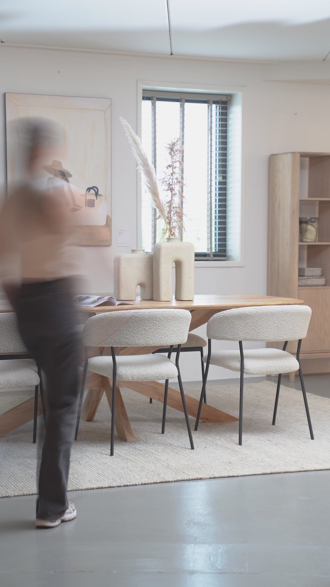 Stół owalny NIKKI drewno akacjowe