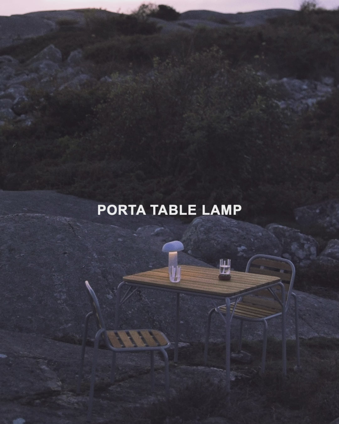PORTA Tragbare Lampe weiß