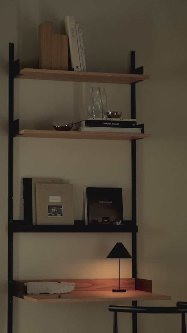 Draagbare lamp BROLLY zwart