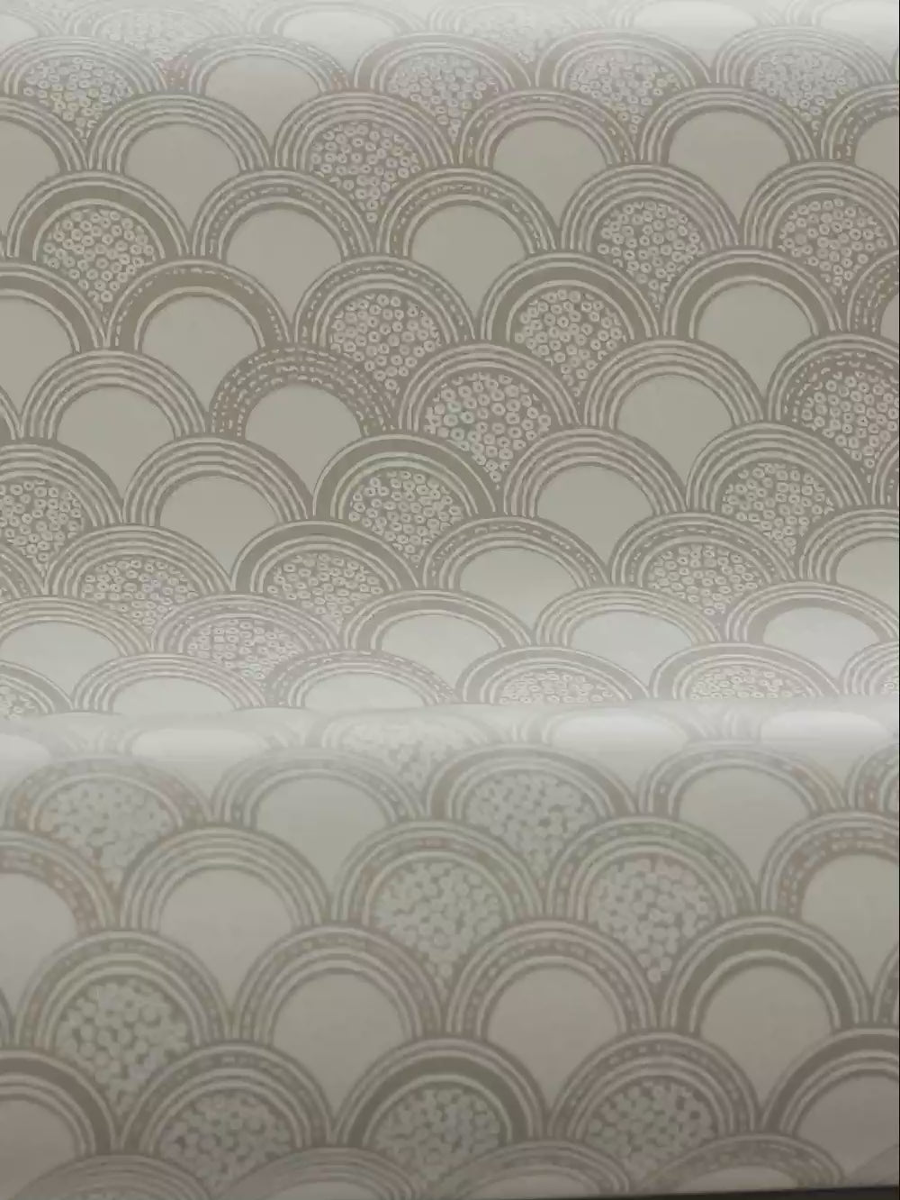 Geometric Arch Pattern Wallpaper BIRGIT Beige