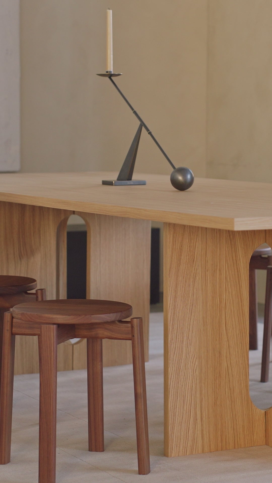 Kerzenhalter INTERCONNECT Edelstahl