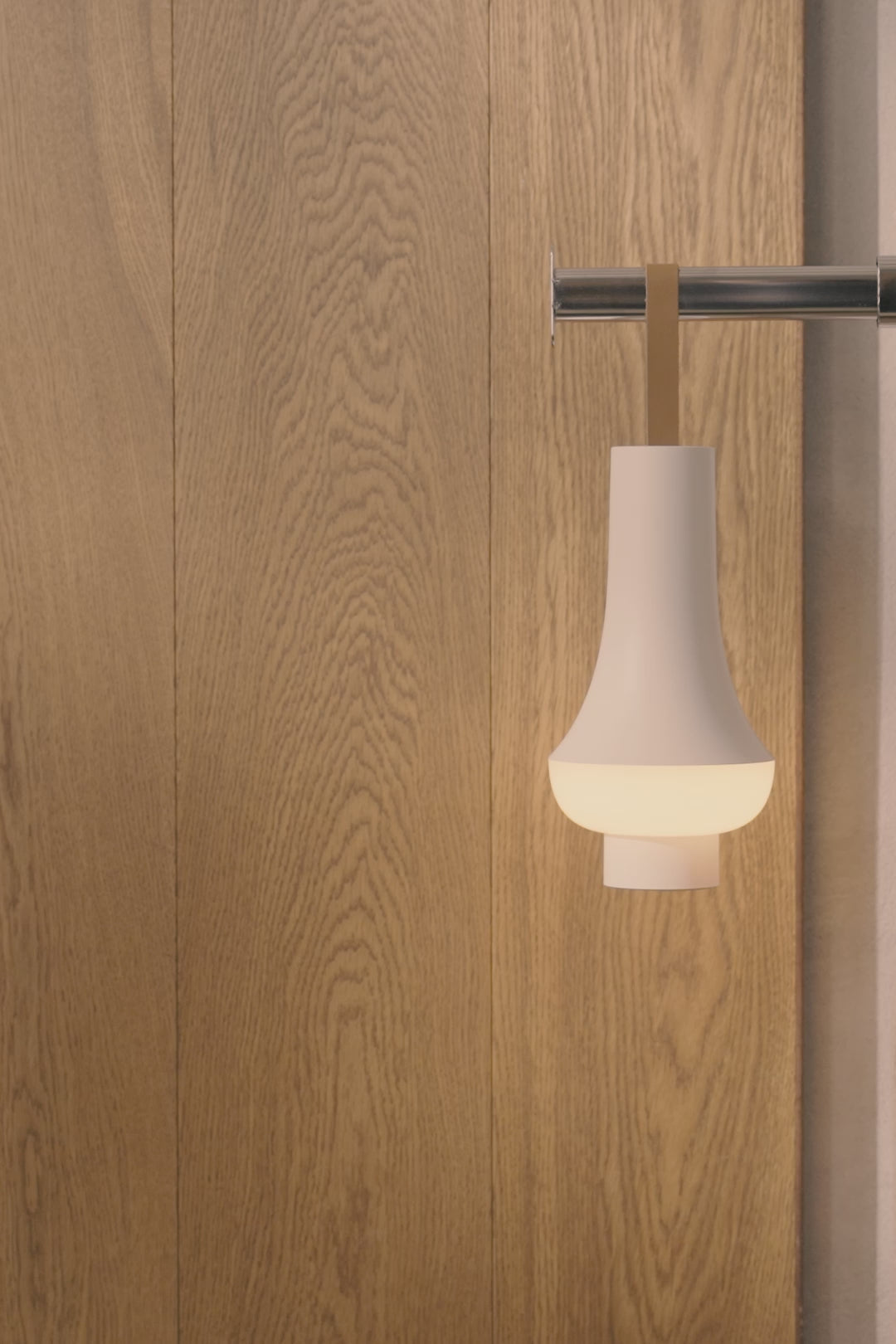 Draagbare lamp TOMOSHI donkerbruin