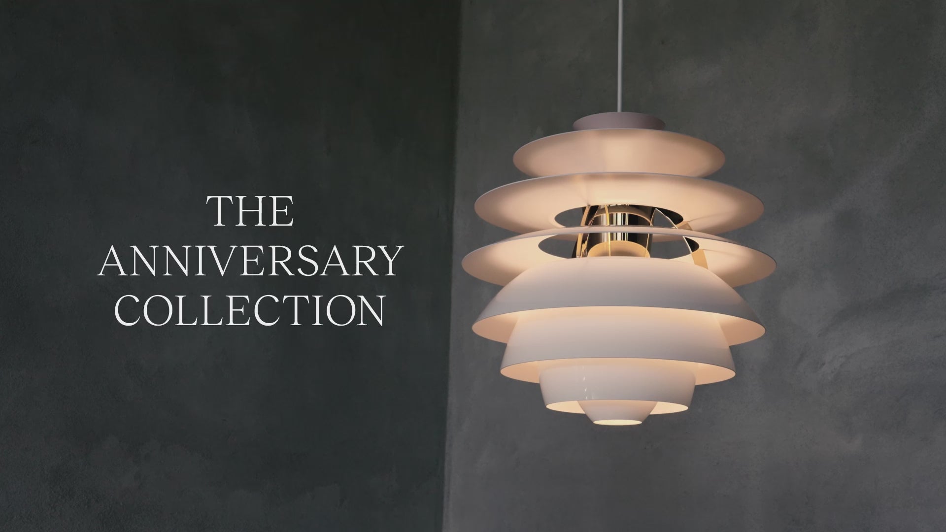 Pendelleuchte PH SNOWBALL schmutziges Blau mit messingfarbener Oberfläche