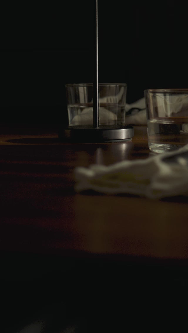 Draagbare lamp BROLLY zwart