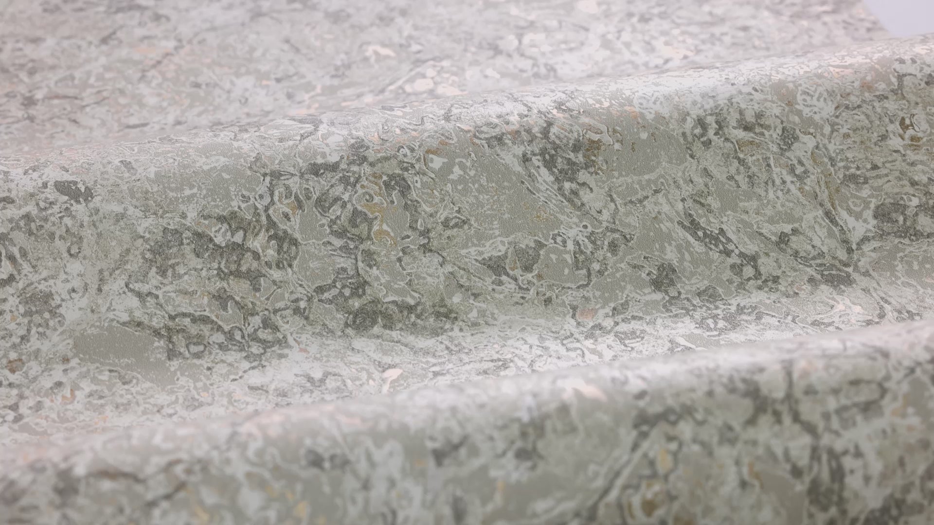 Grijze marmerimitatie behang TRAVERTINE met beige