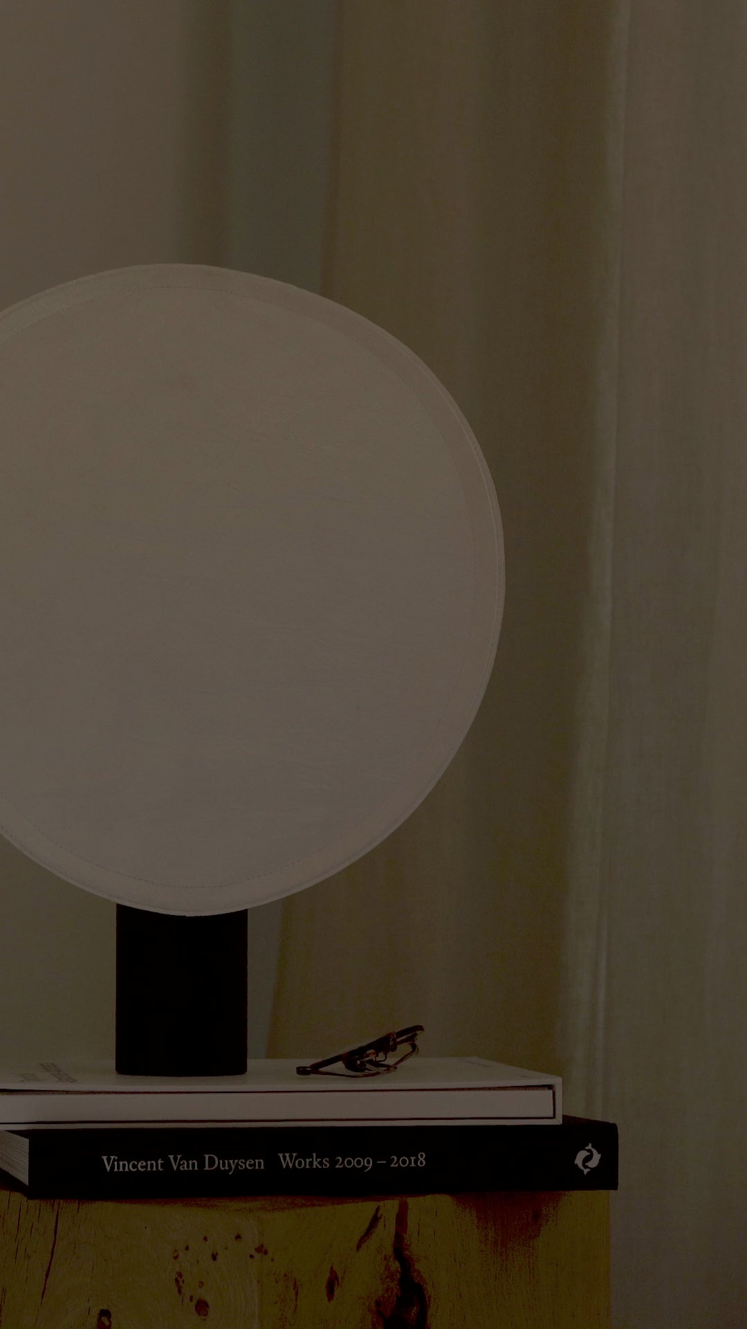 Draagbare lamp TENSE zwarte voet