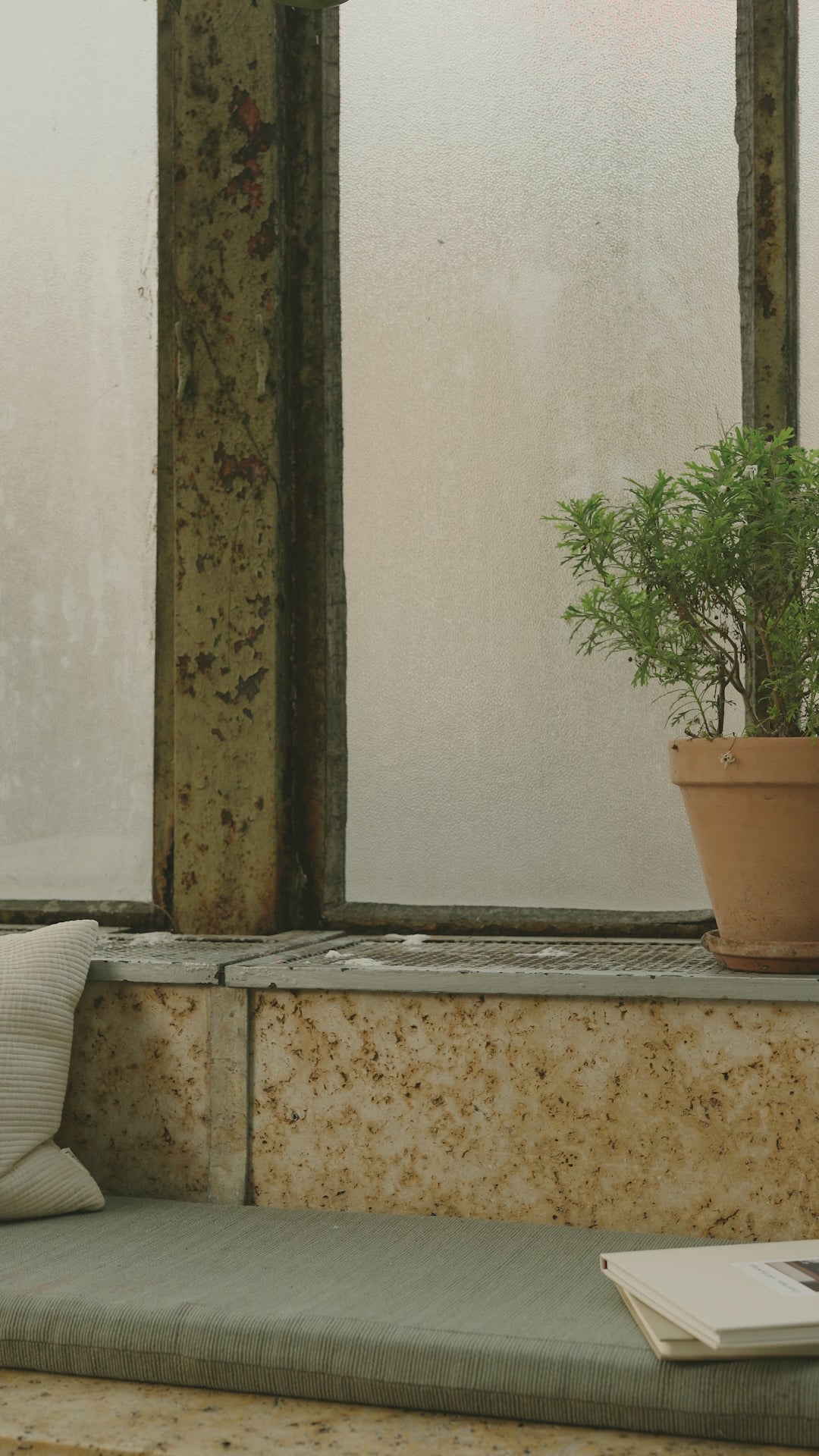 Draagbare lamp KIZU wit marmer