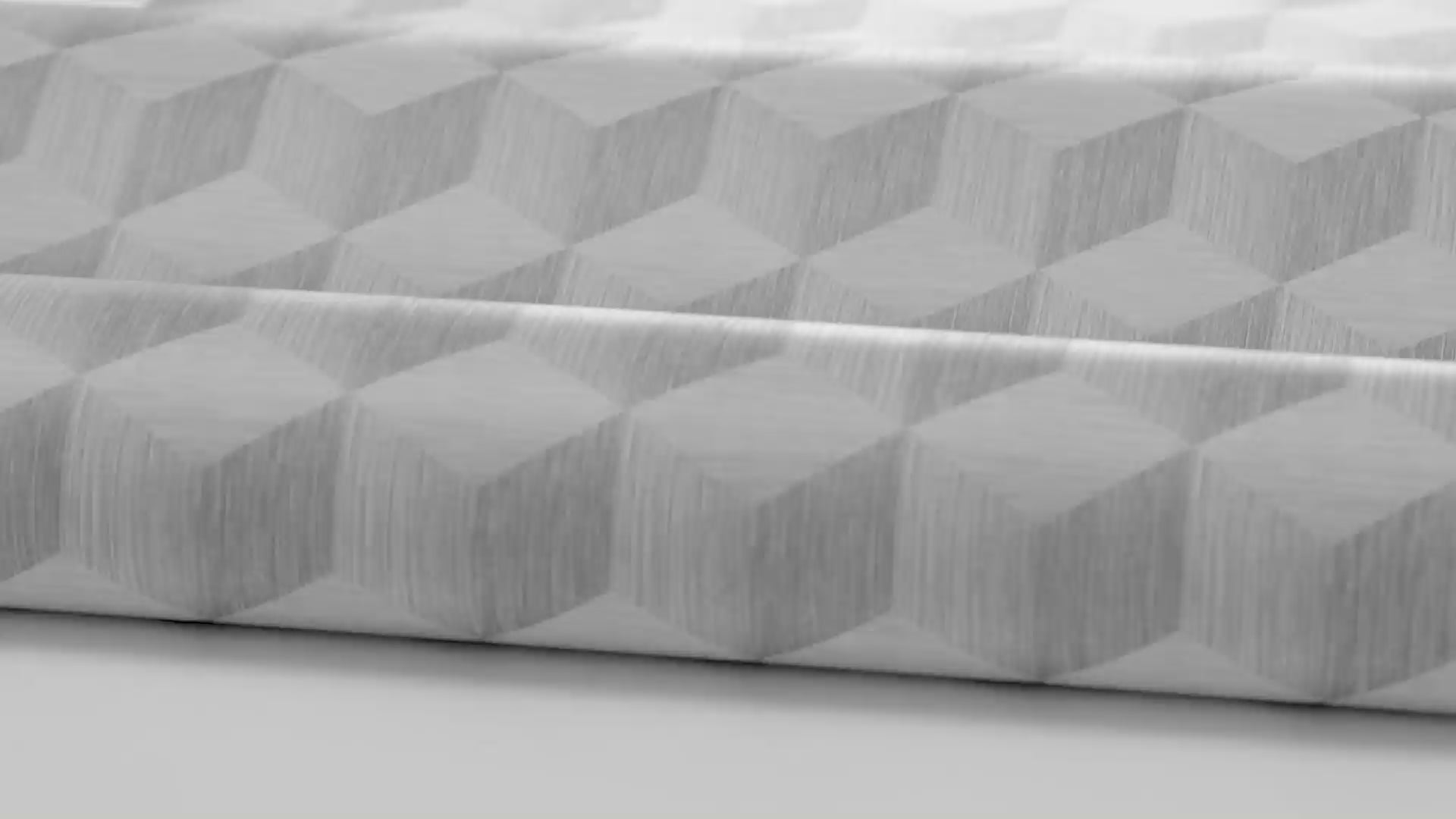 Tapeta flizelinowa papierowa z geometrycznym wzorem CUBE szary