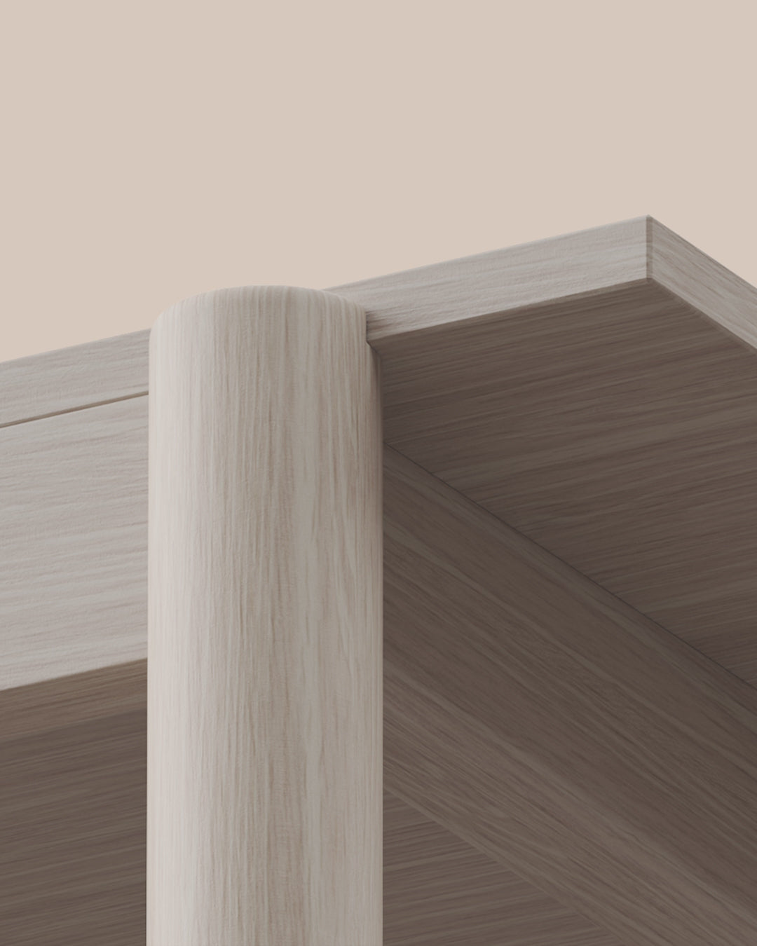 Bürotisch LINEAR SYSTEM - KONFIGURATION 1 schwarzes Nanolaminat mit schwarzem Gestell