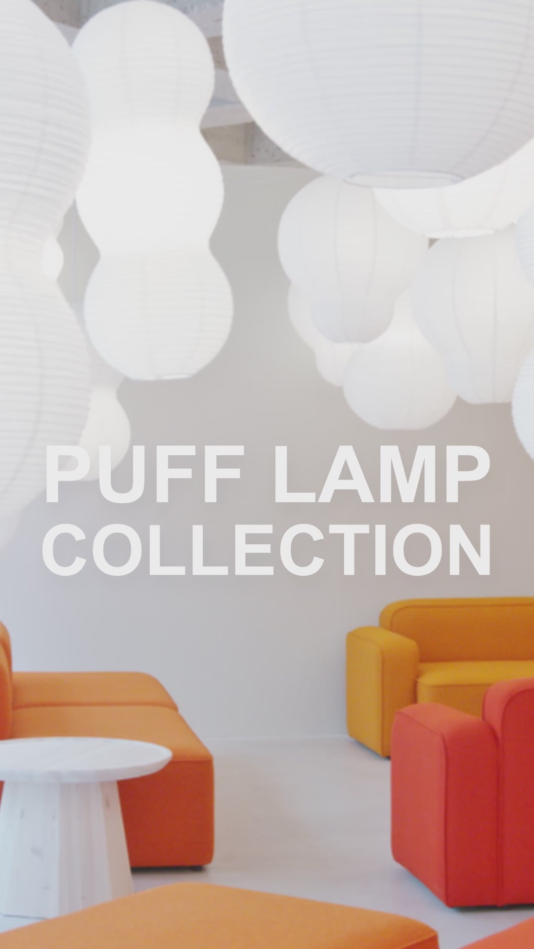 Vloerlamp PUFF wit