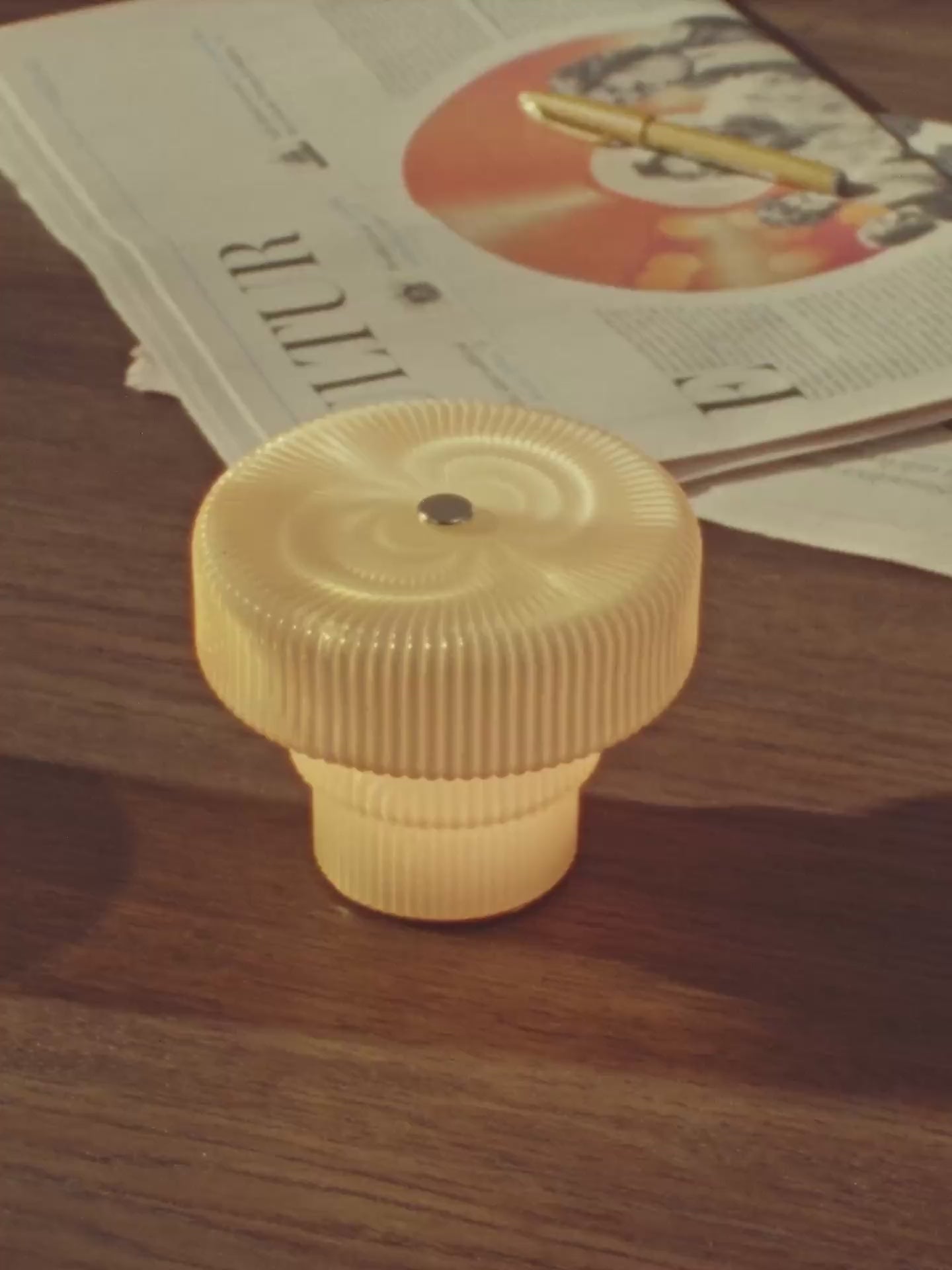 Draagbare lamp RIPPLE wit