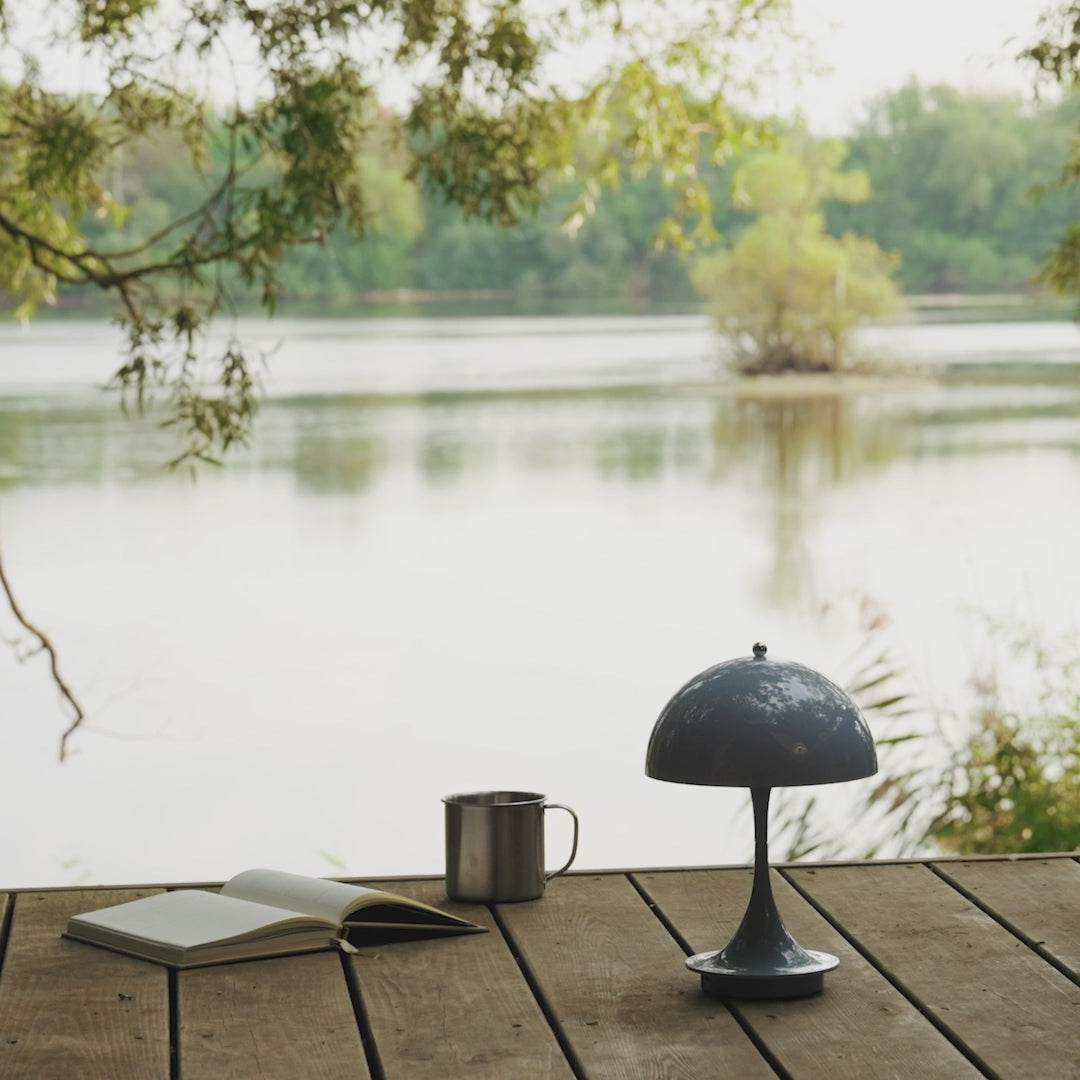 Portable lamp PANTHELLA 160 beige opal