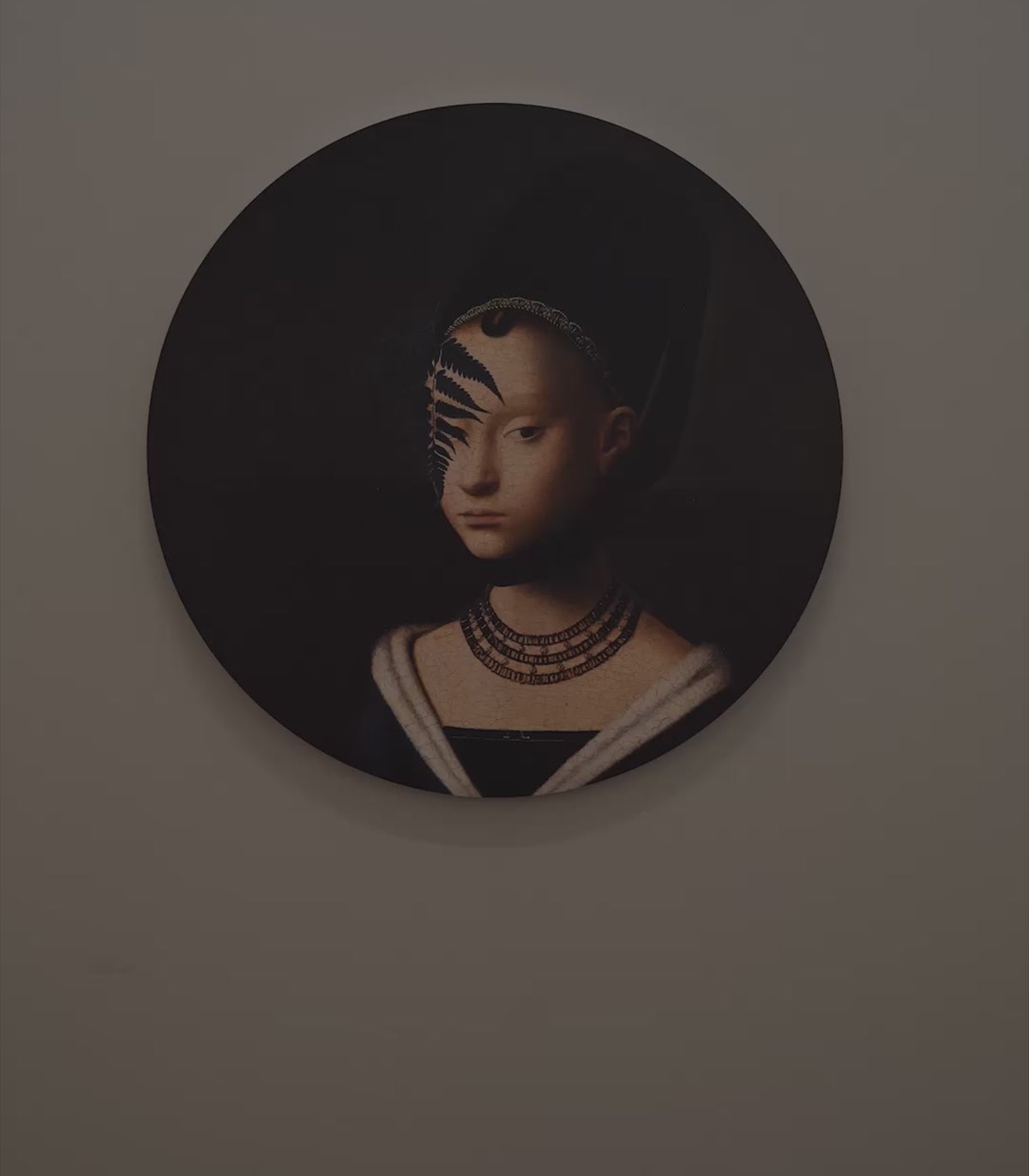 Wandlamp DOTS LIGHTING - LADY FERN donkerbruin