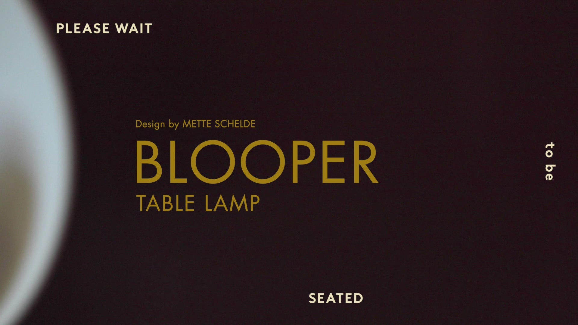 BLOOPER table lamp blue with pink