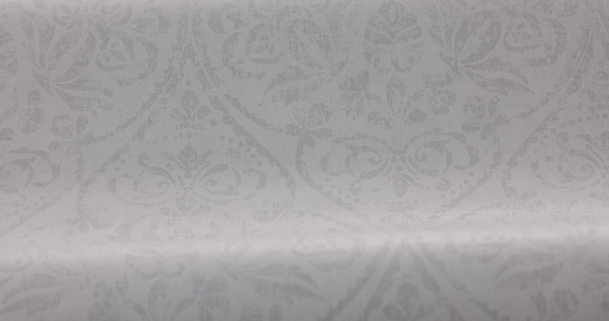 Non-woven paper wallpaper in Hidden Medallion design, gray-beige