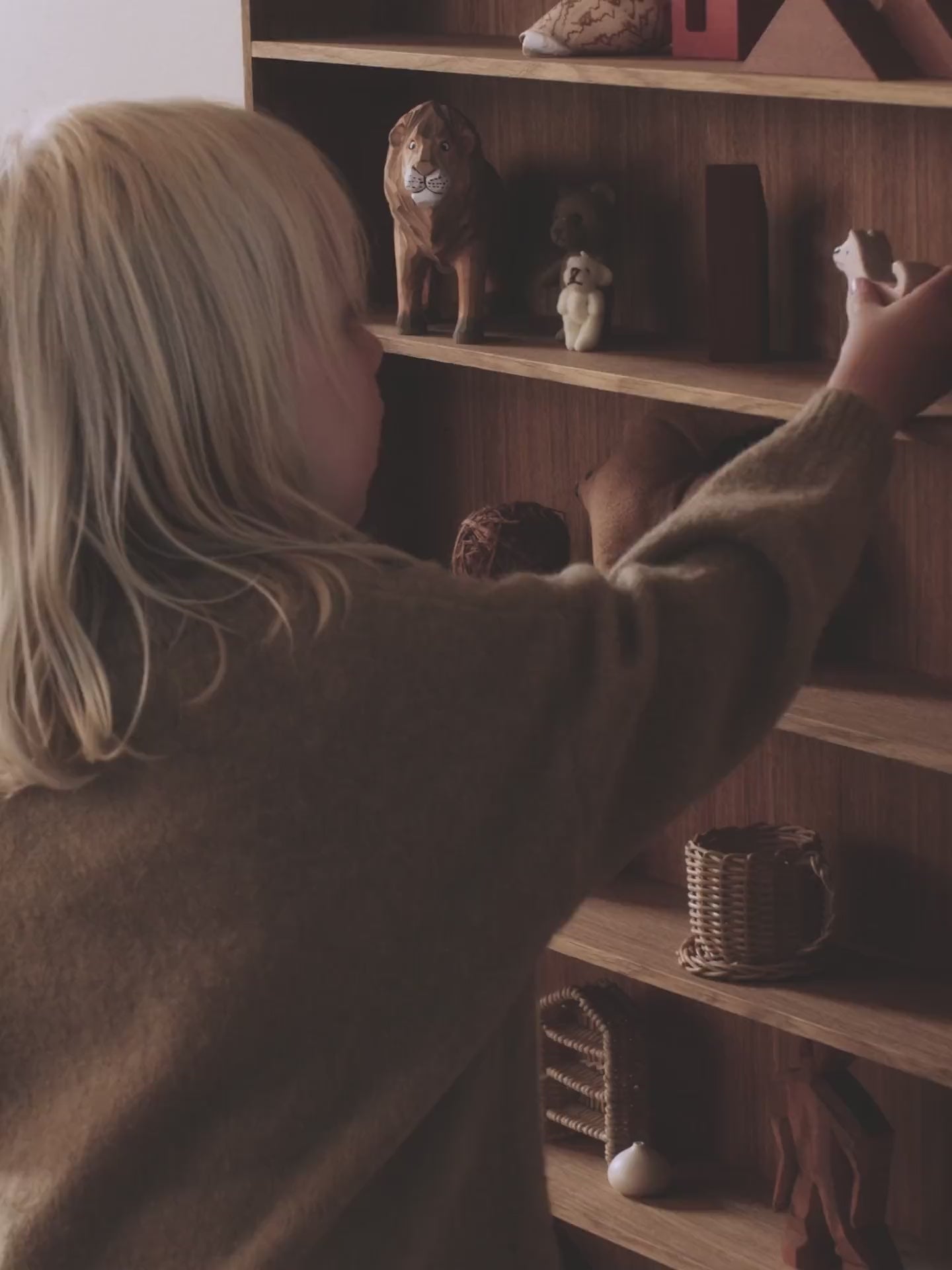 Hängeregal OVAL DORM Räuchereiche