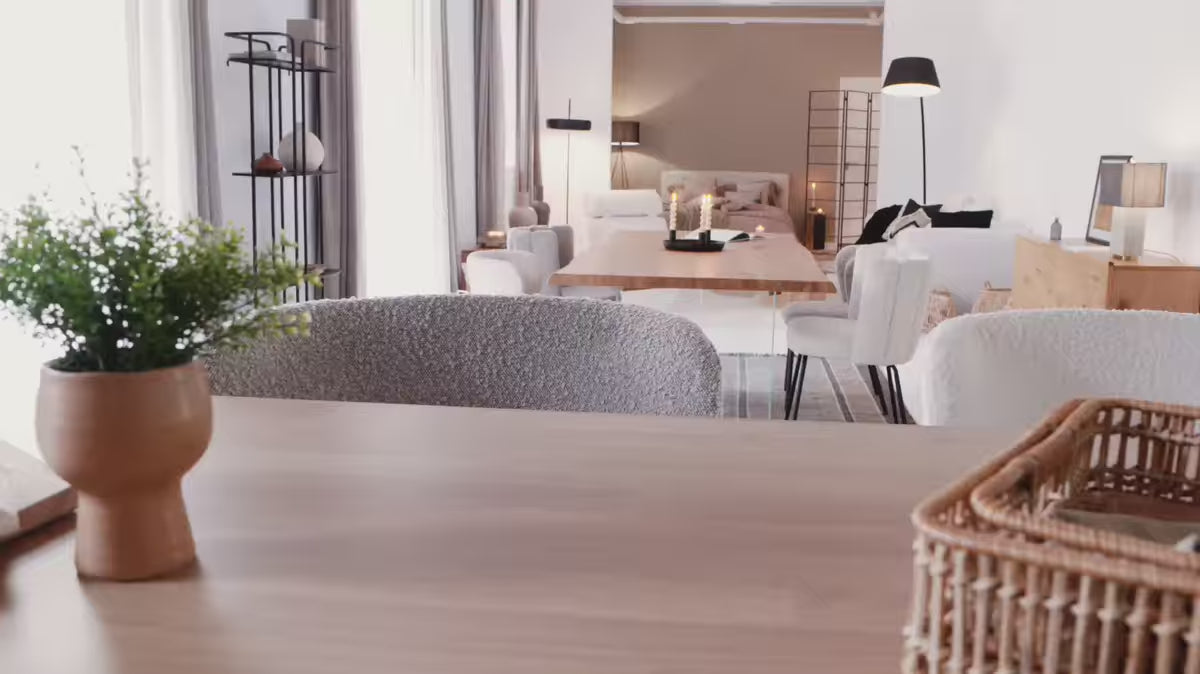 Bed DYLA witte boucle