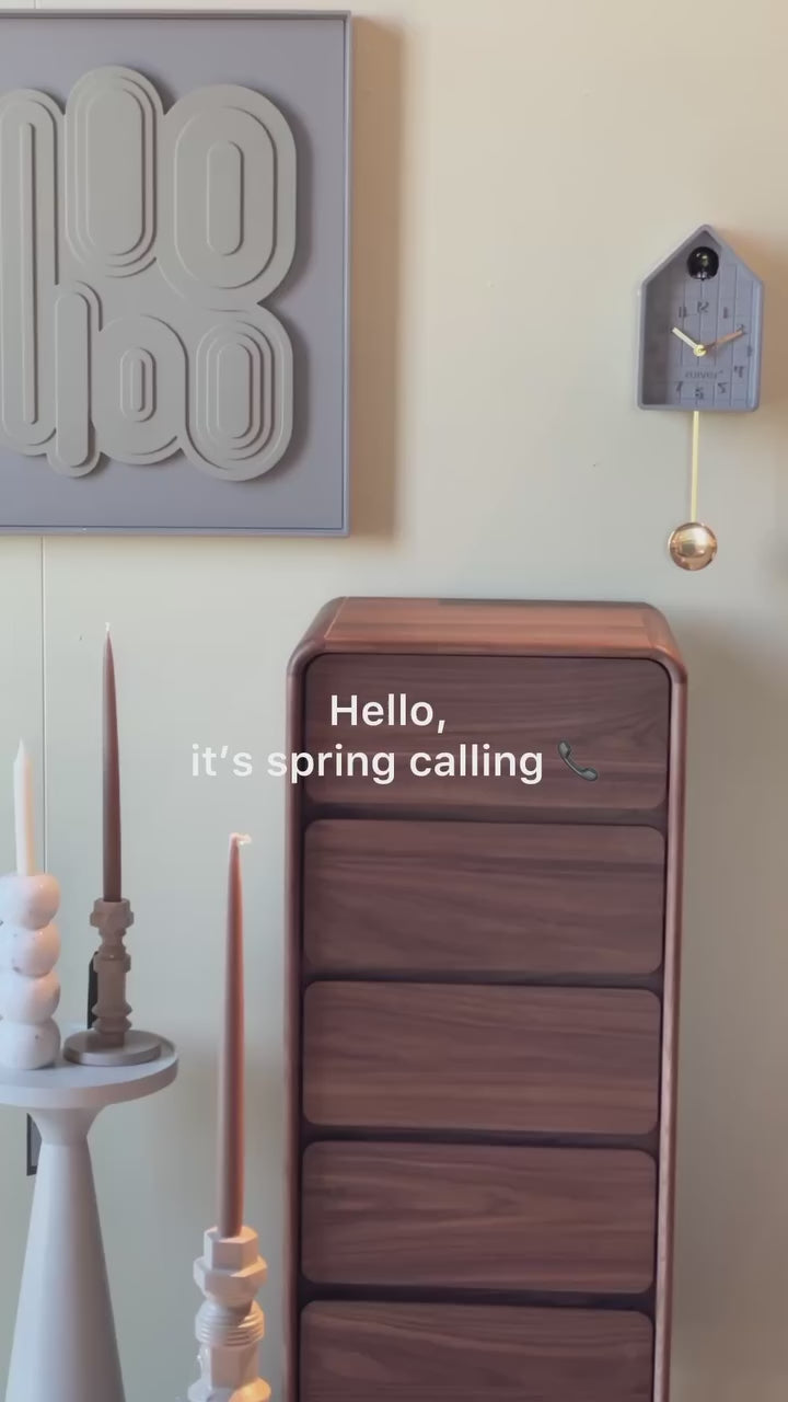 Kommode RISE dunkles Furnier