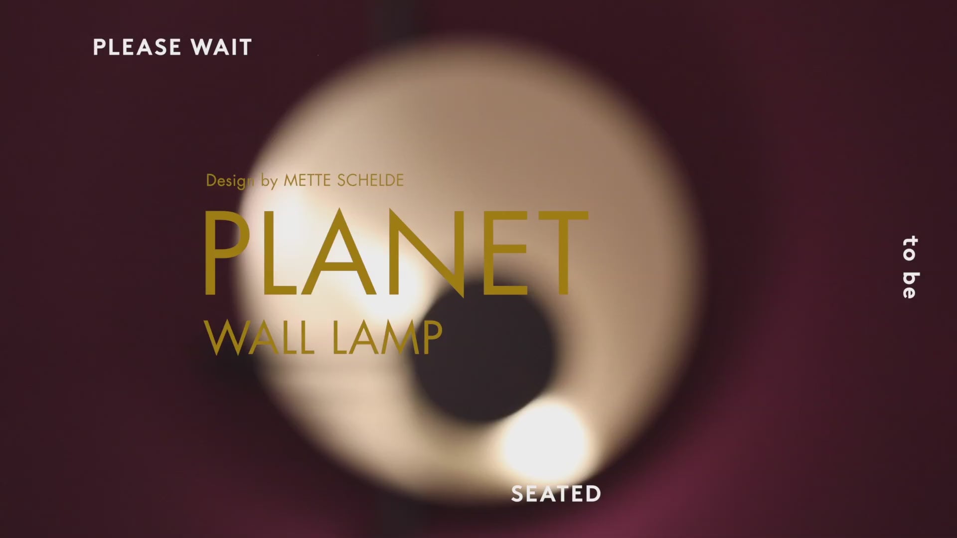 PLANET wall lamp blue