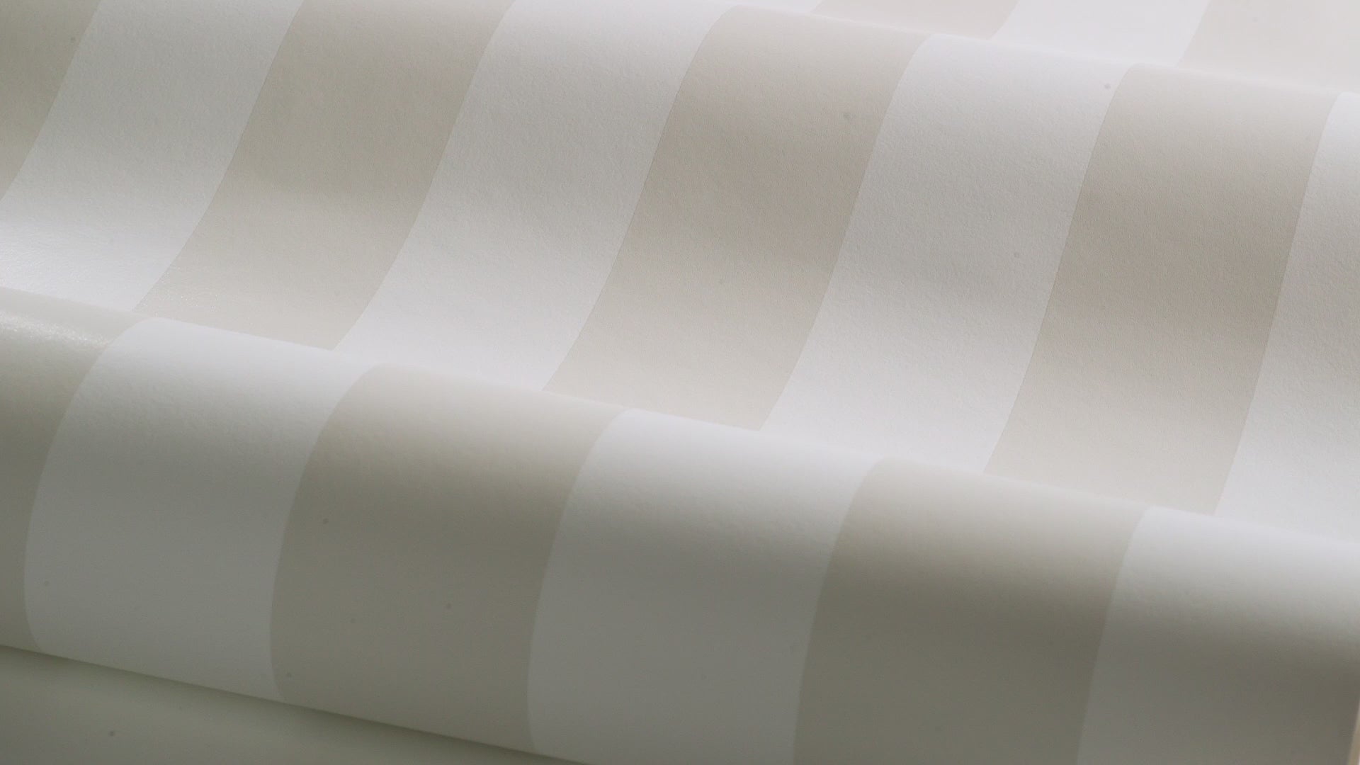 Non-woven paper wallpaper in stripes FALSTERBO STRIPE white with beige