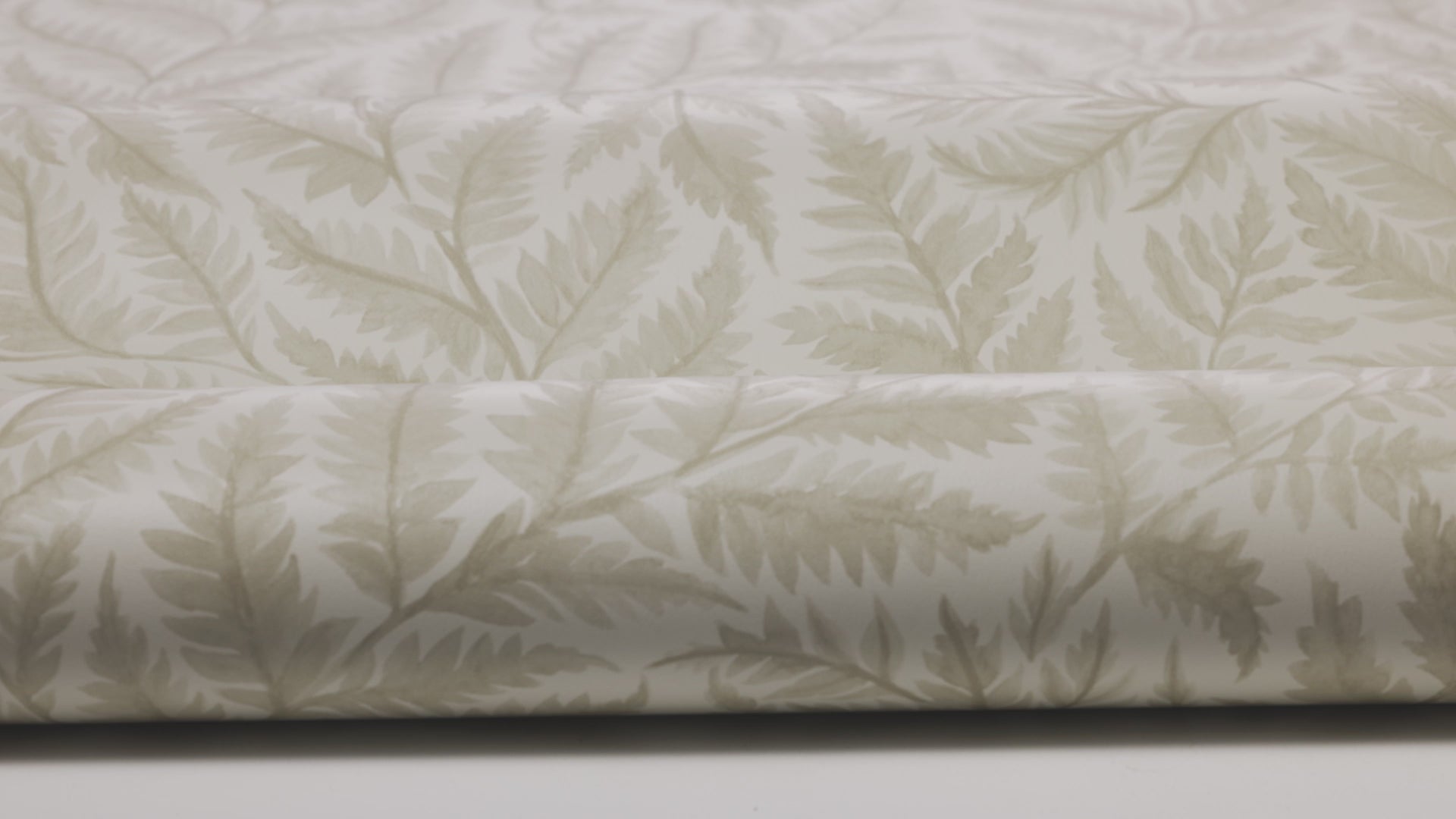 Vlies-Tapete mit Pflanzenmuster FERNS creme mit beige