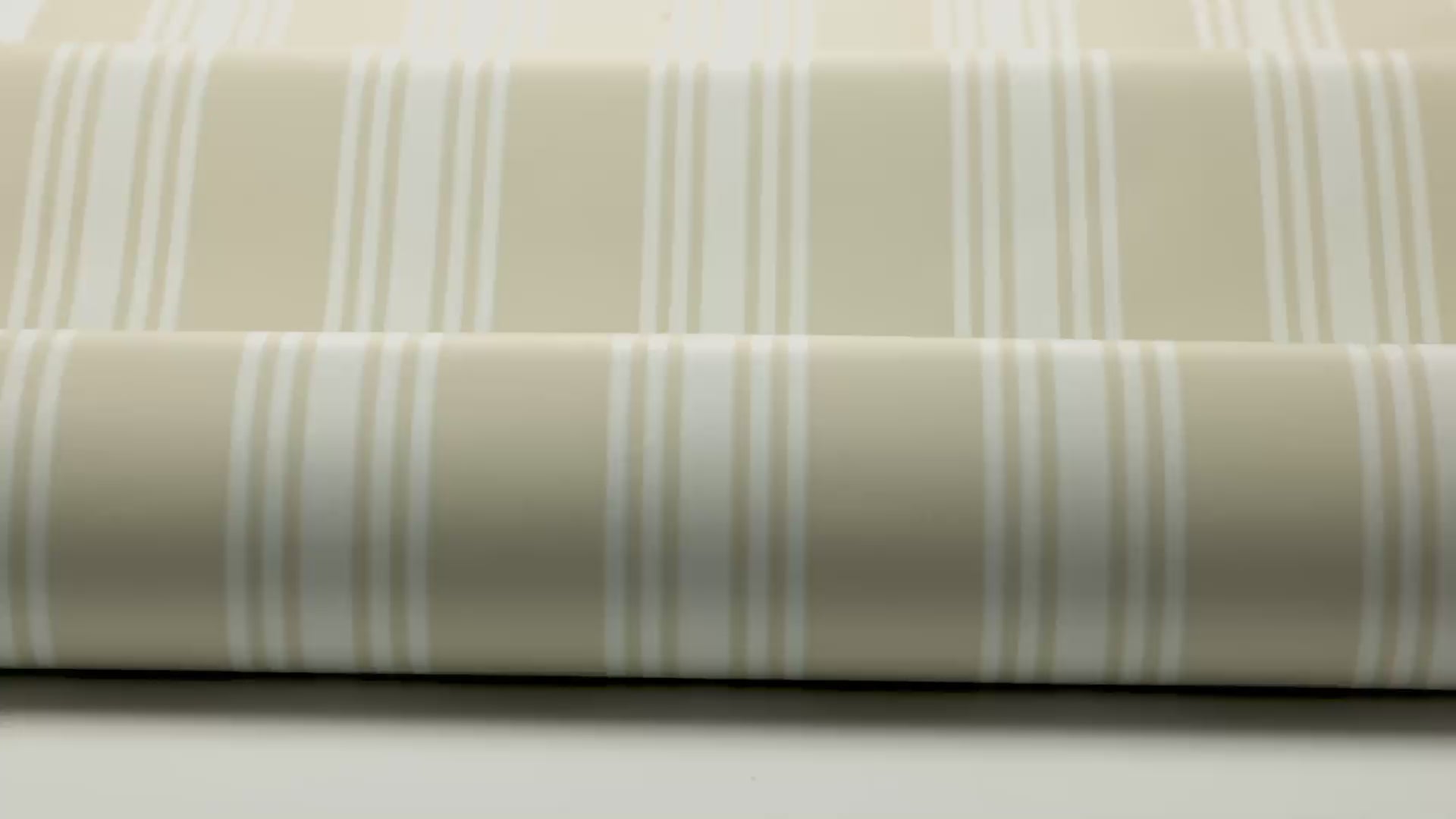 GUNNEBO Yellow and White Striped Wallpaper