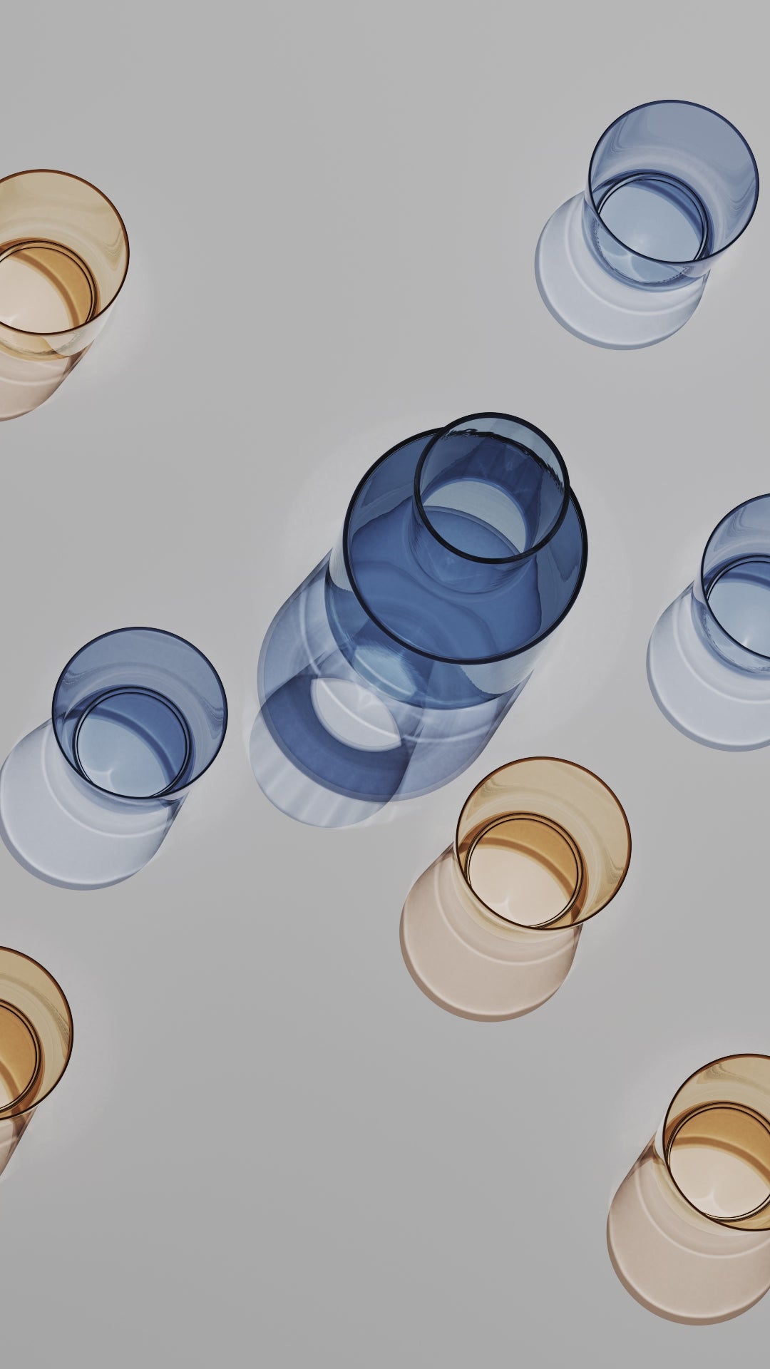 RAISE Amber Glasses Set