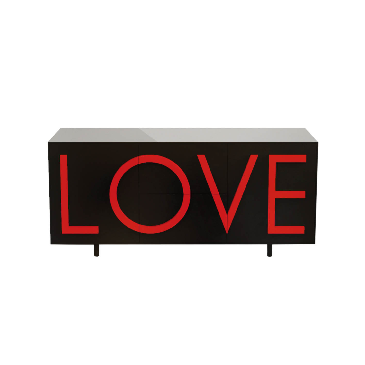 LOVE Kommode schwarz