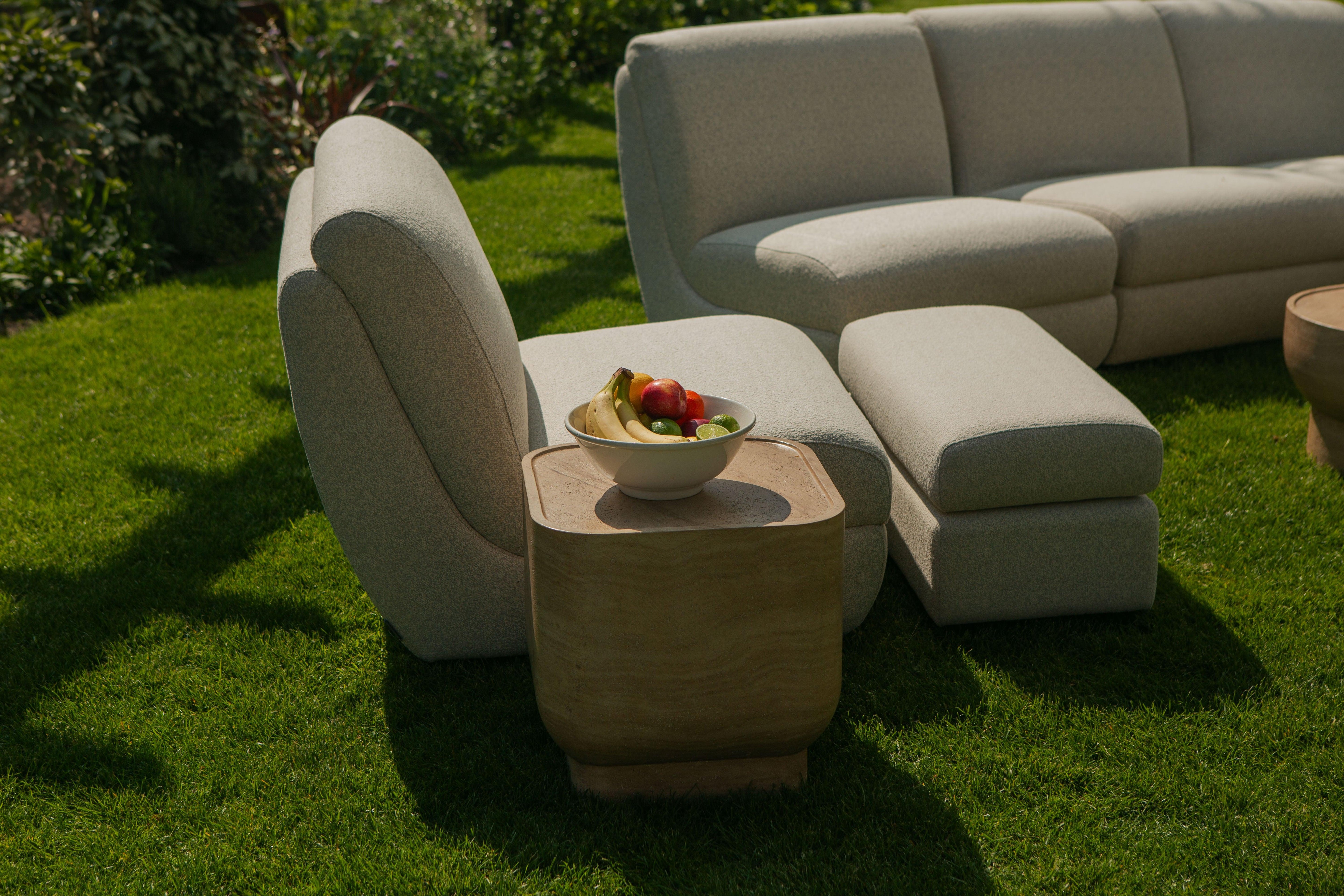 Puf ogrodowy MISSISSIPPI beżowy Zuiver    Eye on Design