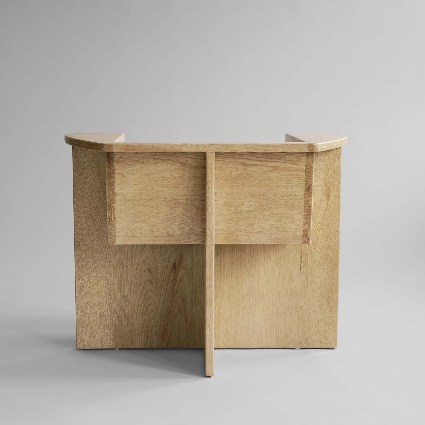 Eiken fauteuil BRUTUS