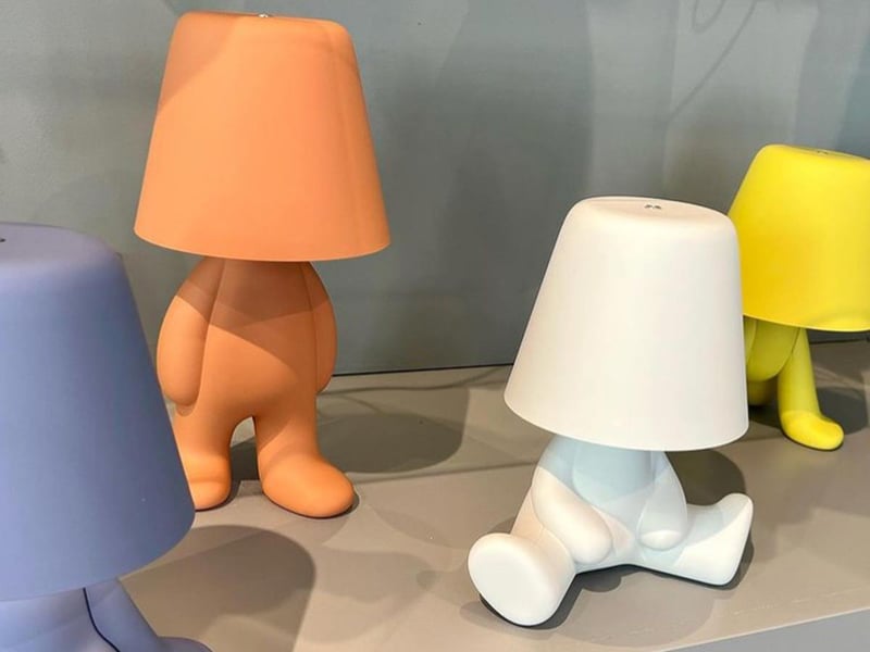 Portable lamp SWEET BROTHERS JOE white