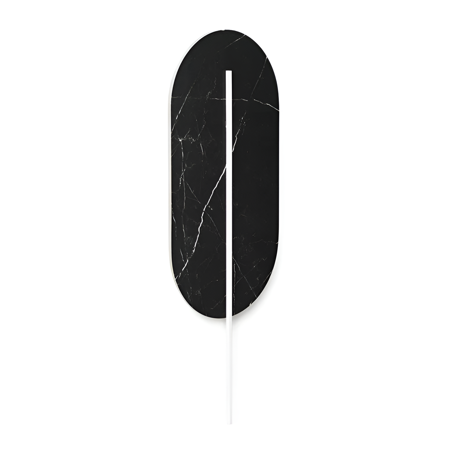 ROKKE STONE schwarze gesinterte Quarz-Wandleuchte