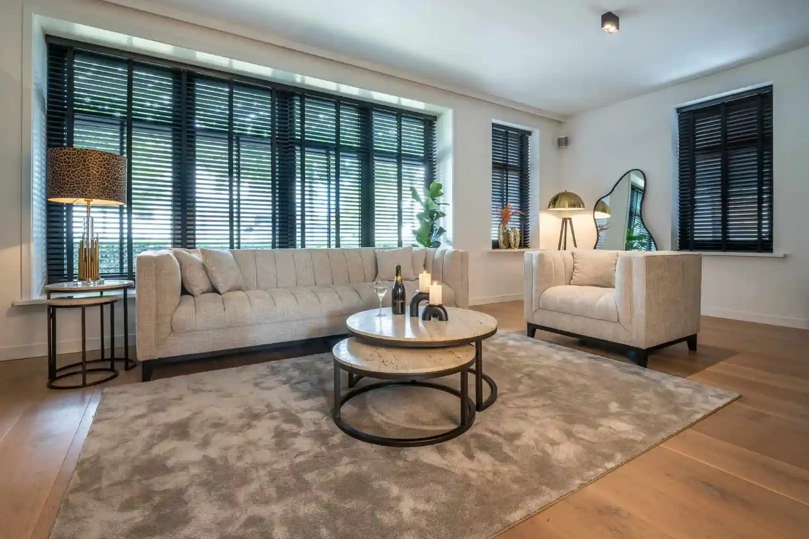 AVALON brown coffee table set